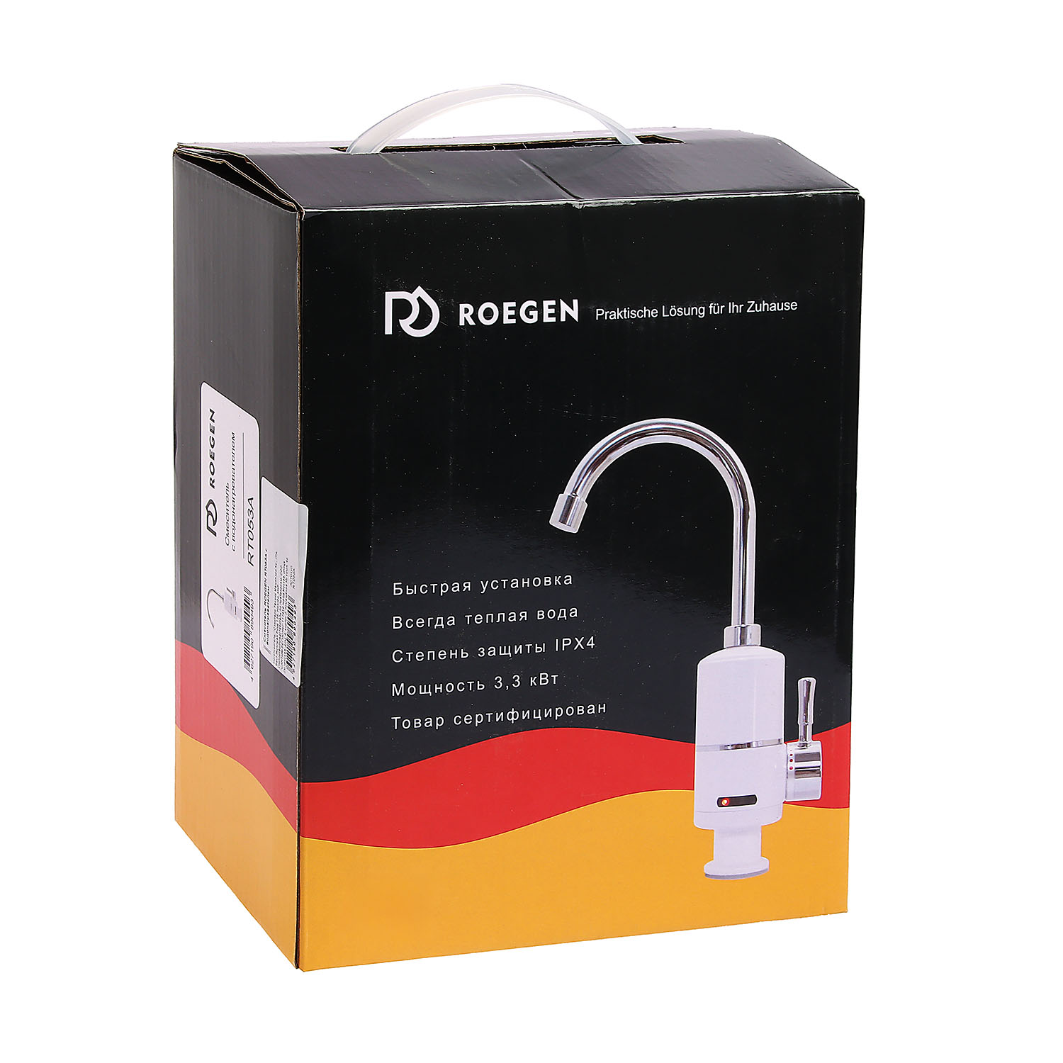 Смеситель для кухни ROEGEN RT053A высокий излив с водонагревателем *1/10