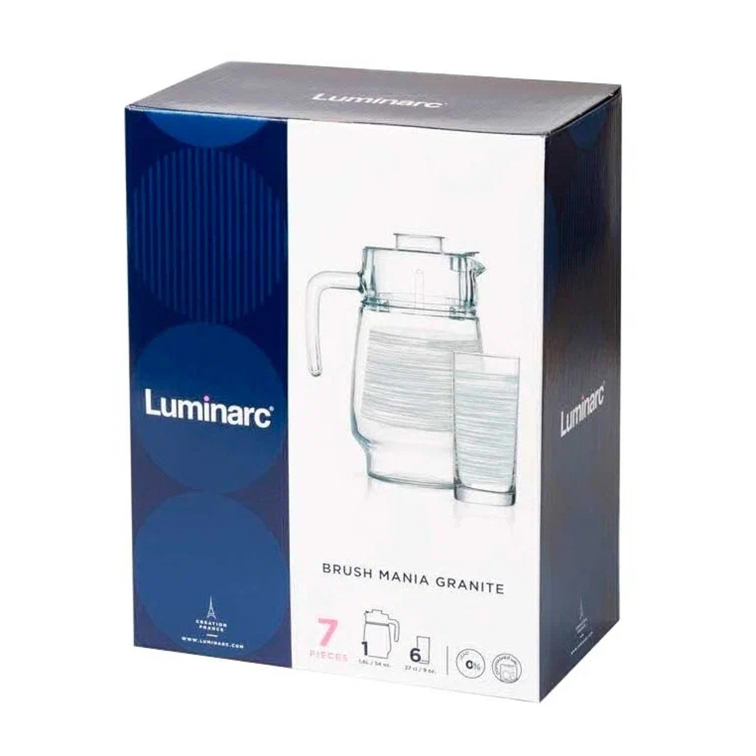 яяяQ6025Набор питьевой 7пр БРАШМАНИЯ ГРАНИТ 7 (1/3)