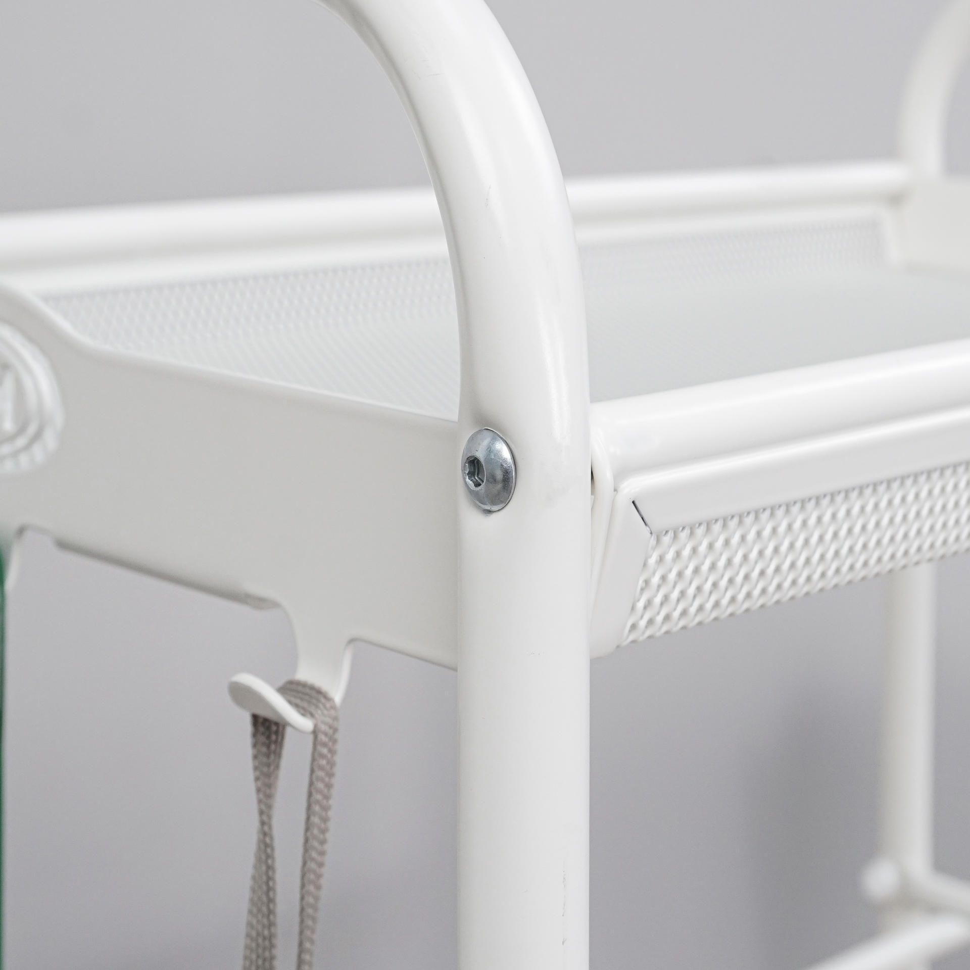 Этажерка "обувница" металл. "Верона 34" 4полок, ш.0,87м, в.0,79м, гл.0,3м Белый ПДОВ34 Б "ЗМИ" *1