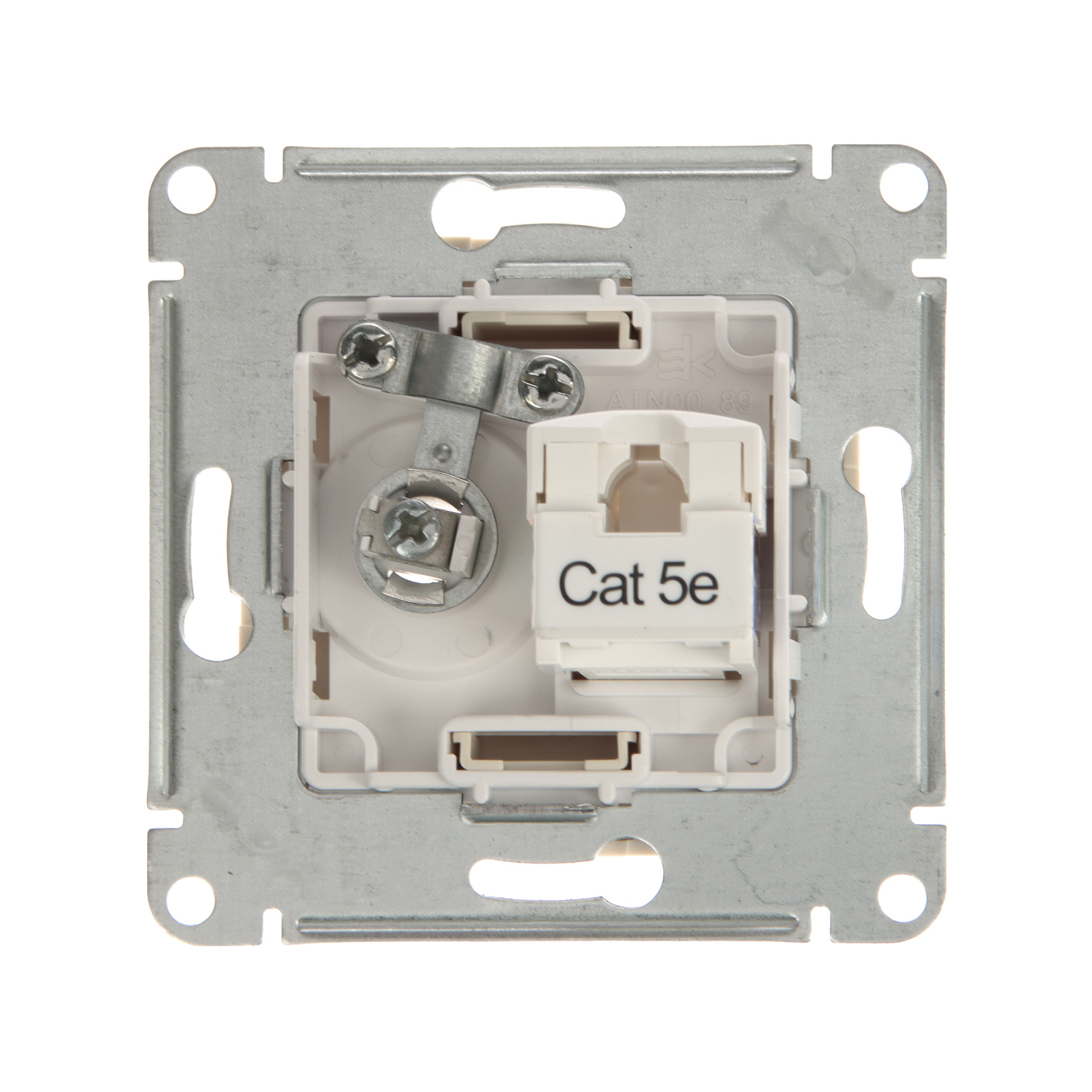 Механизм розетки 2-м ATLAS DESIGN комп. RJ45 кат.5E+TV беж. SchE ATN000289