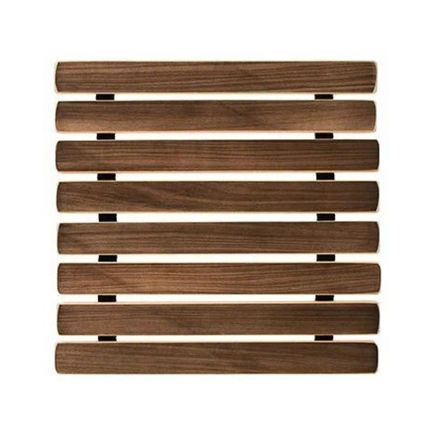 Коврик деревянный, 34х34 см, обожжённая липа "Банные штучки" в терм./1