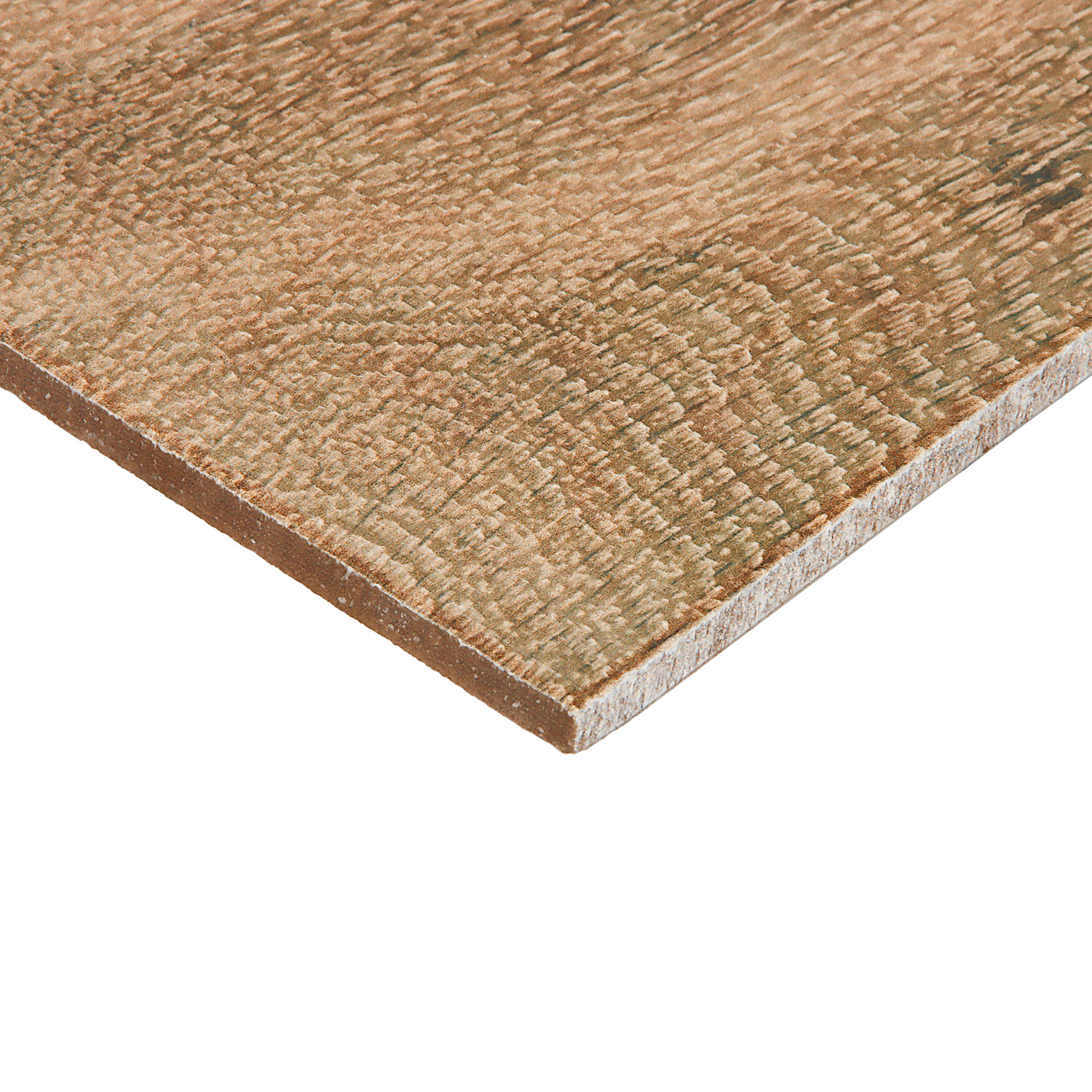 Керамогранит 1.31 м² Beryoza Ceramica Дуб 00070048, 594х147х9 мм, глазурованный, светло-коричневый