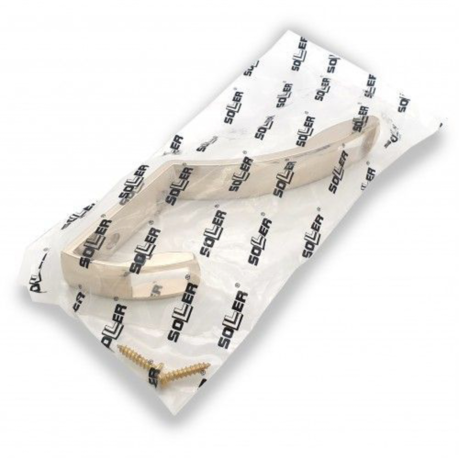 Крючок мебельный ЗОЛОТО 206 Соллер *10/180