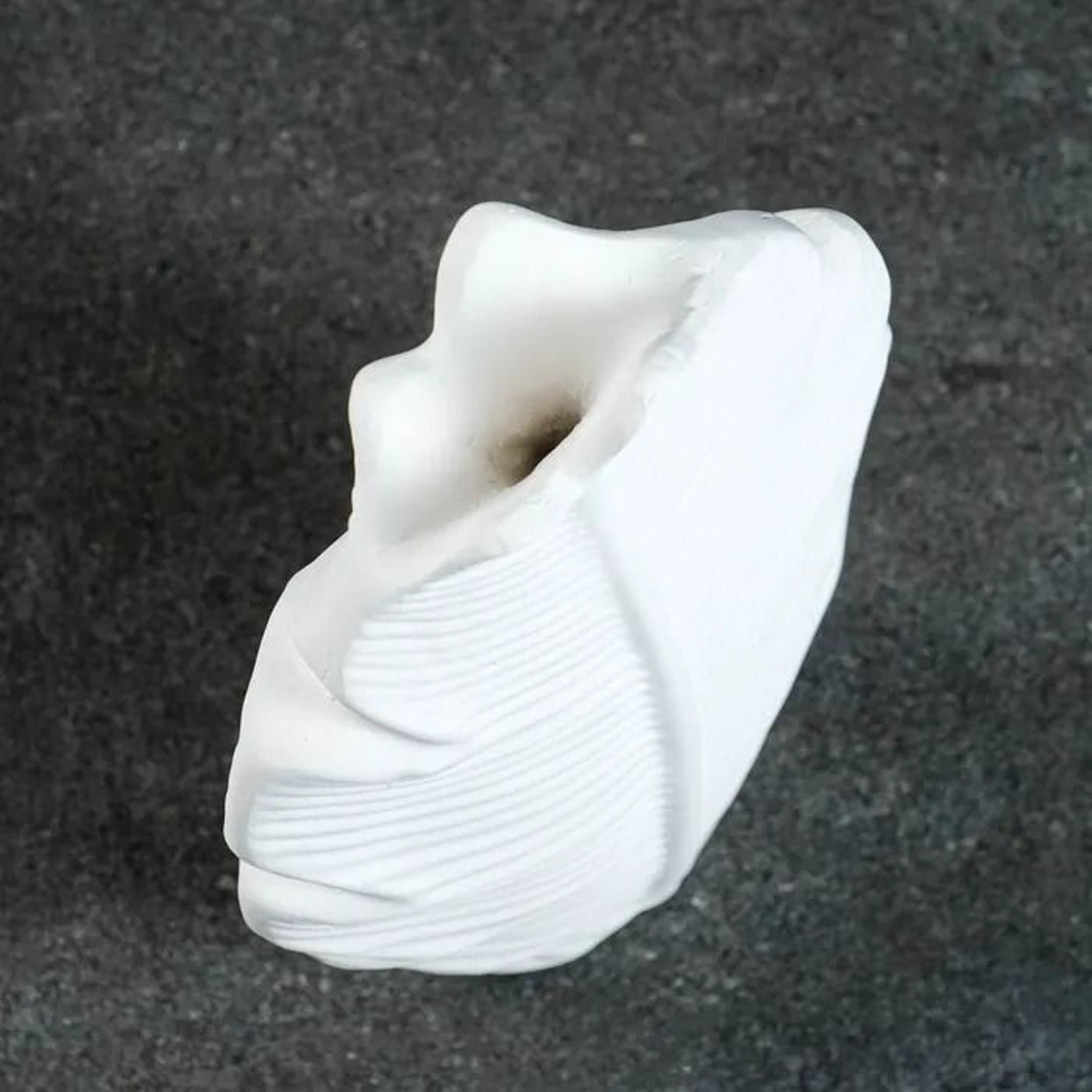 Ваза "Папоротник" белая 25см 7503581