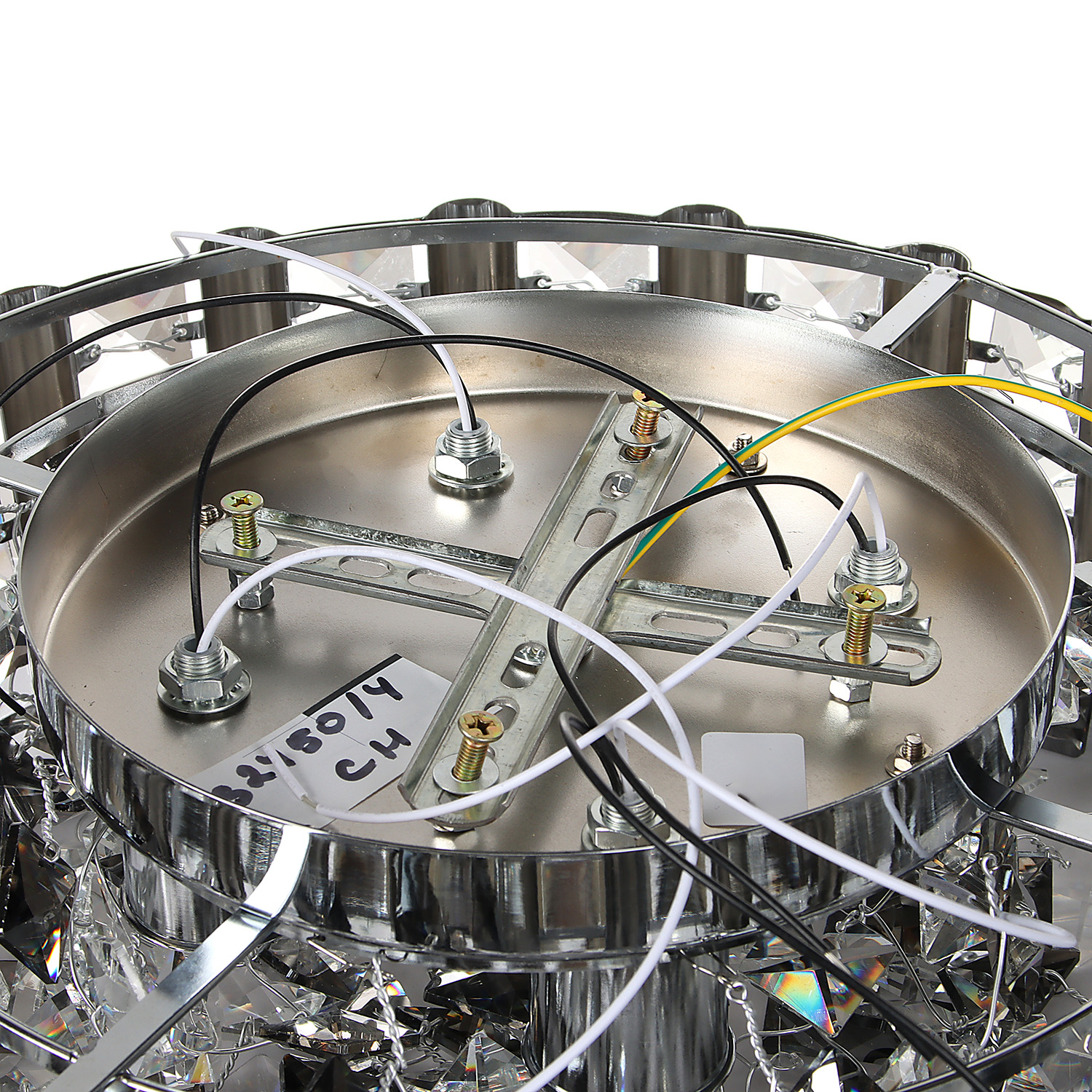 Светильник потолочный S2450/4 CH  4*40W E27 220V (d-420;  h-600) S=16м2  VERNER LIGHTING *1