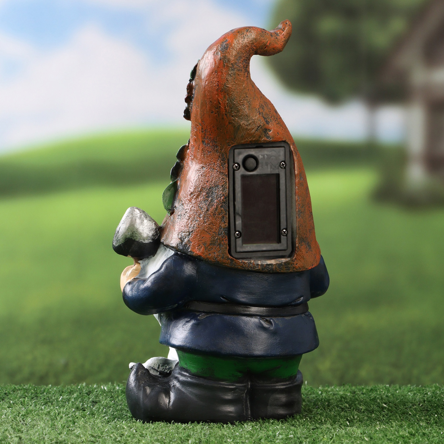 Садовый фонарь "Гномик садовод" 13х16х27см 10122712