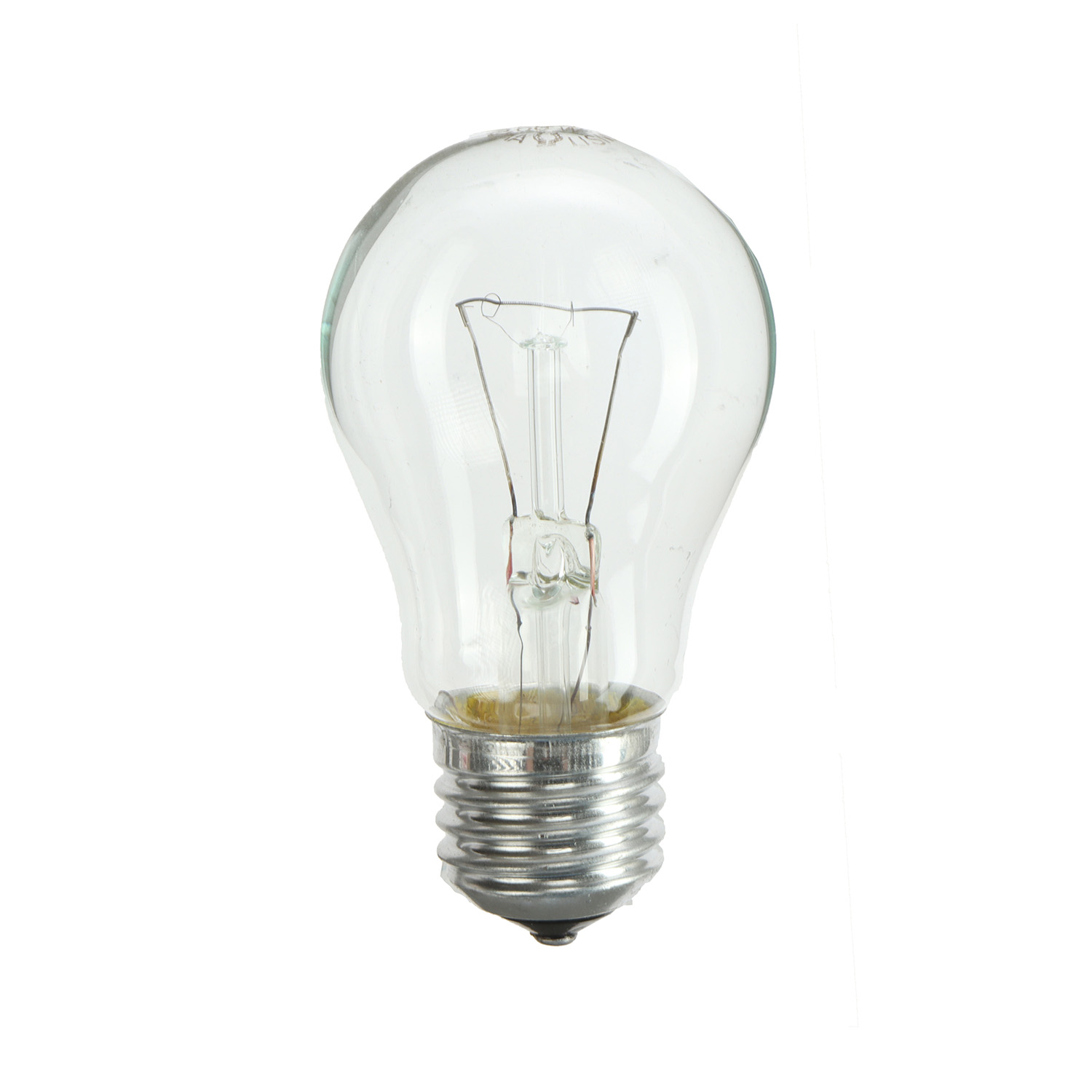 Лампа накаливания Лисма, Е27, груша, 60 Вт, 710 Лм, теплый белый свет