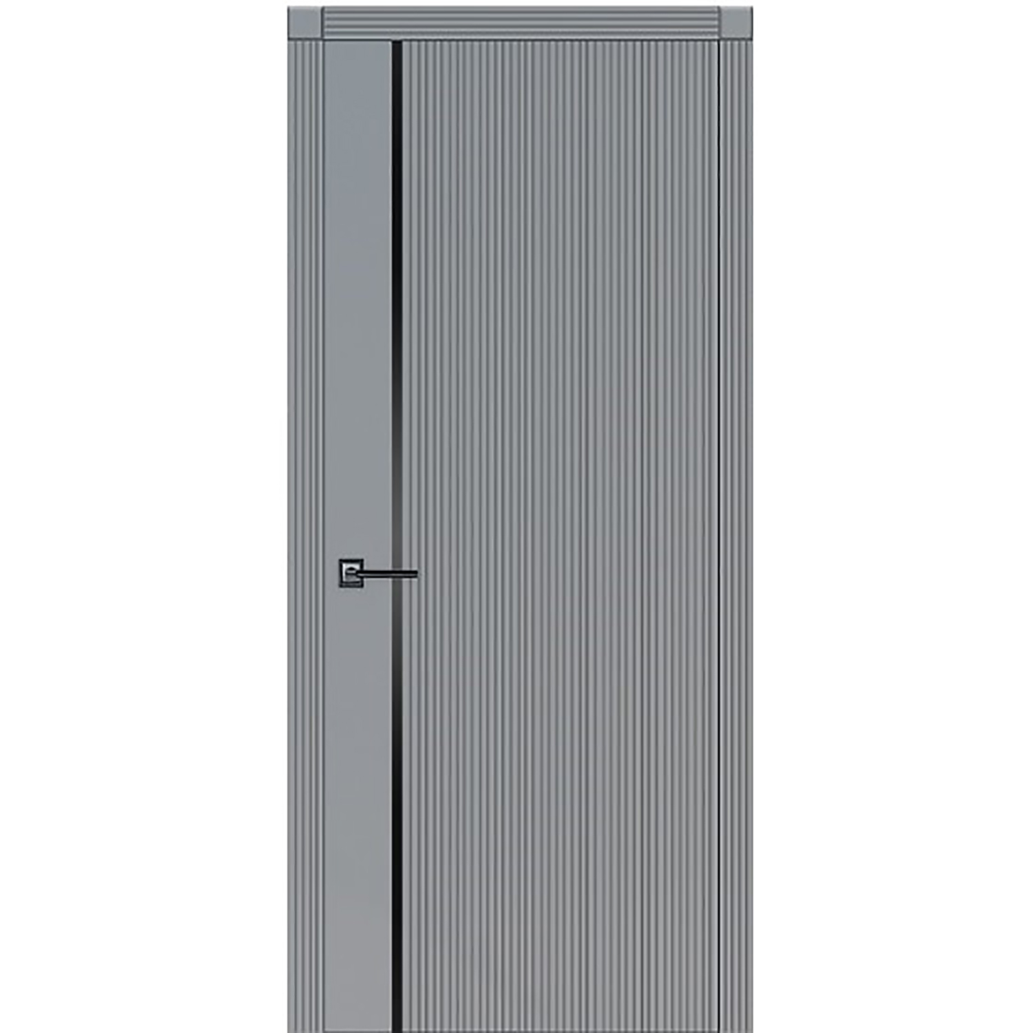 Дверное полотно глухое ПВХ Бронкс серый софт 700 мм Аркада Дверное полотно глухое ПВХ Бронкс серый софт 700 мм Аркада