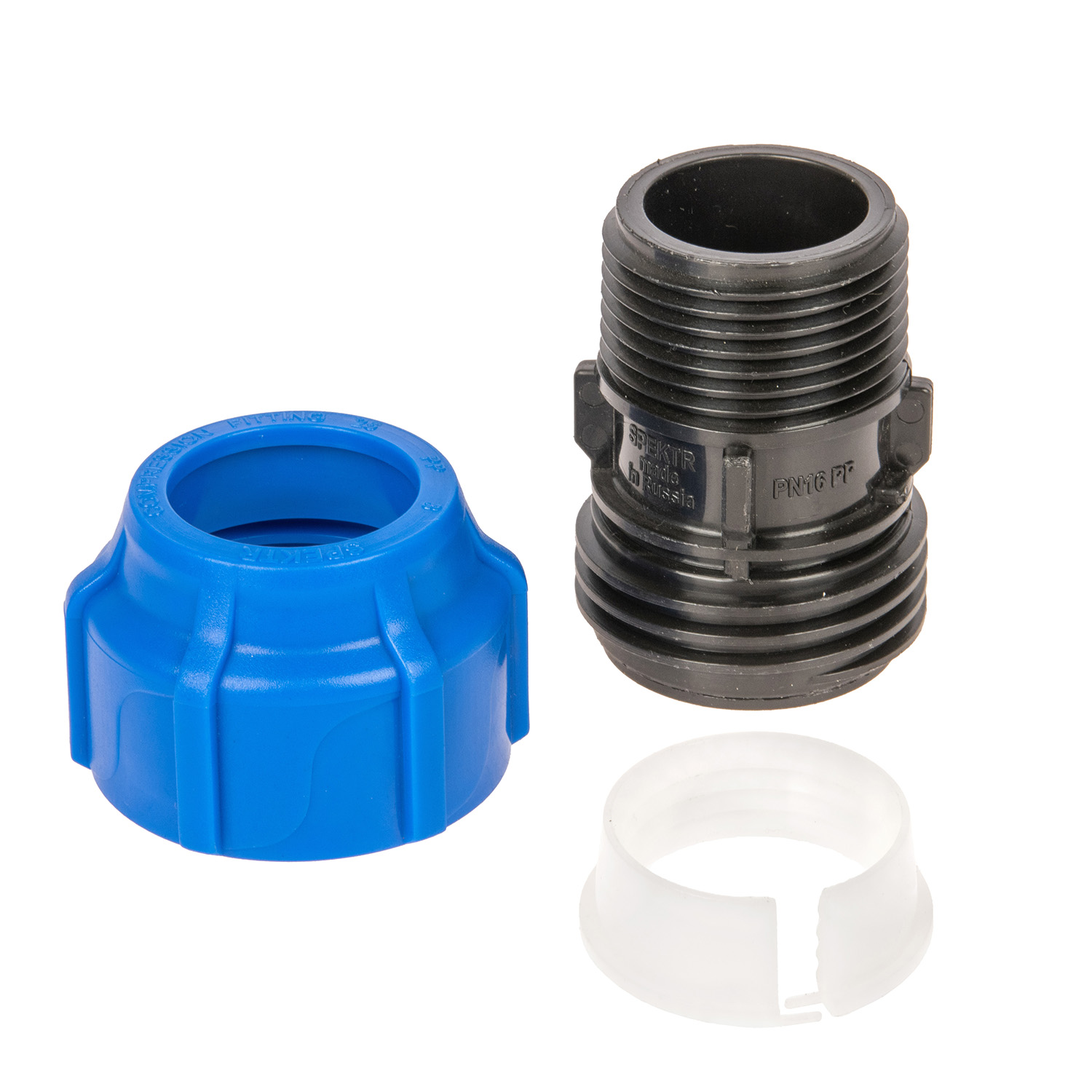 Муфта ПНД компрессия Ø 25х1" наруж. резьба *1/70