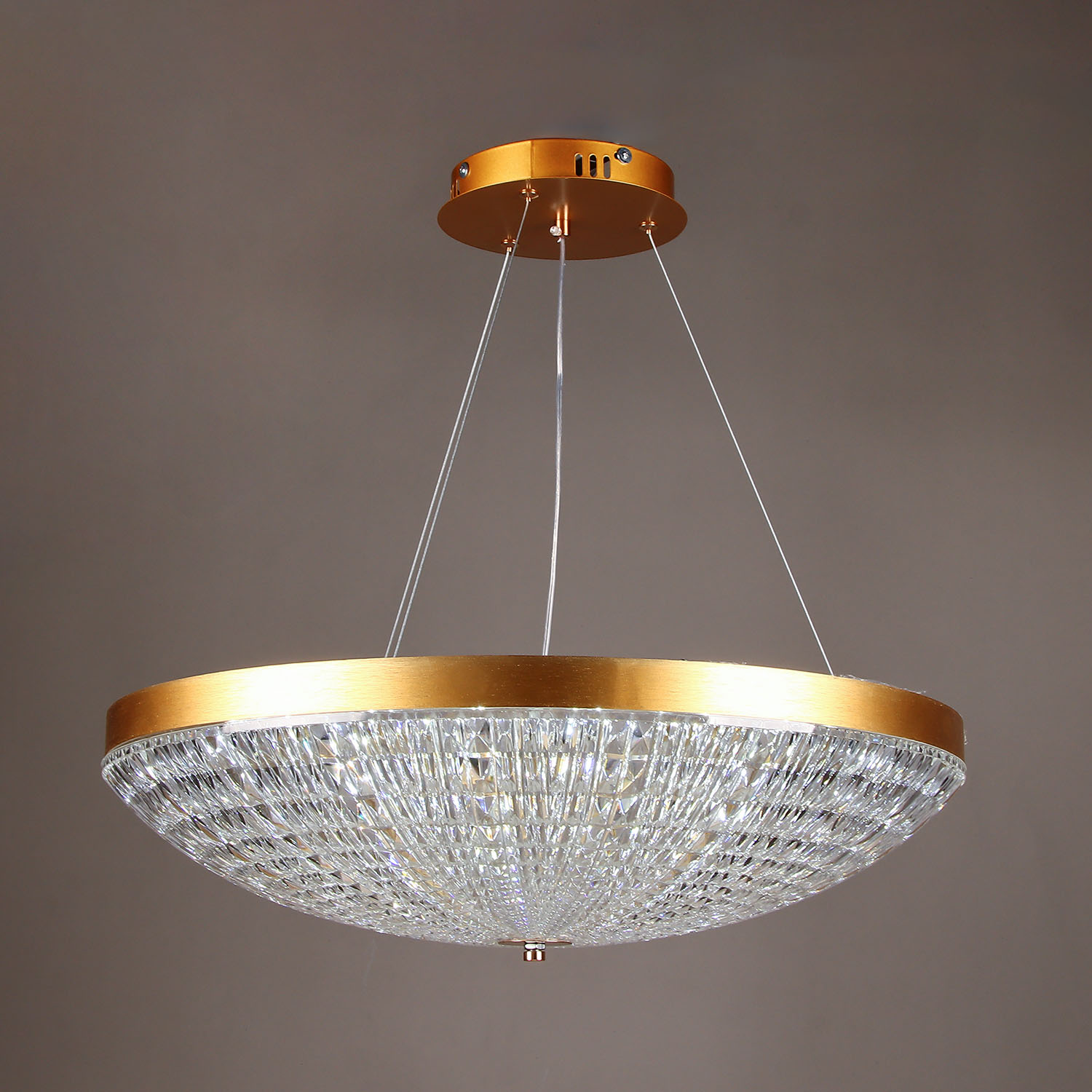 Люстра 9212/100W gold 580 мм 3 реж., пульт S=25м2 VERNER LIGHTING *1