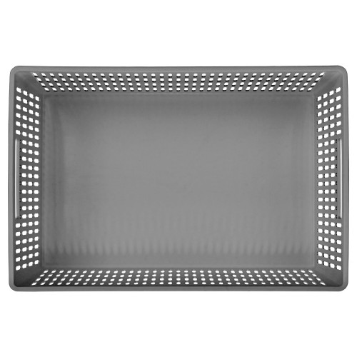 Корзина для хранения пластм. "Simplify" 274х184х138мм 6л Серый арт 435250511 ("Бытпласт") *1/24