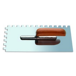 Кельма штукатура стальная 888, 280х130 мм, зуб 8х8 мм, пластмассовая ручка Кельма штукатура стальная 888, 280х130 мм, зуб 8х8 мм, пластмассовая ручка