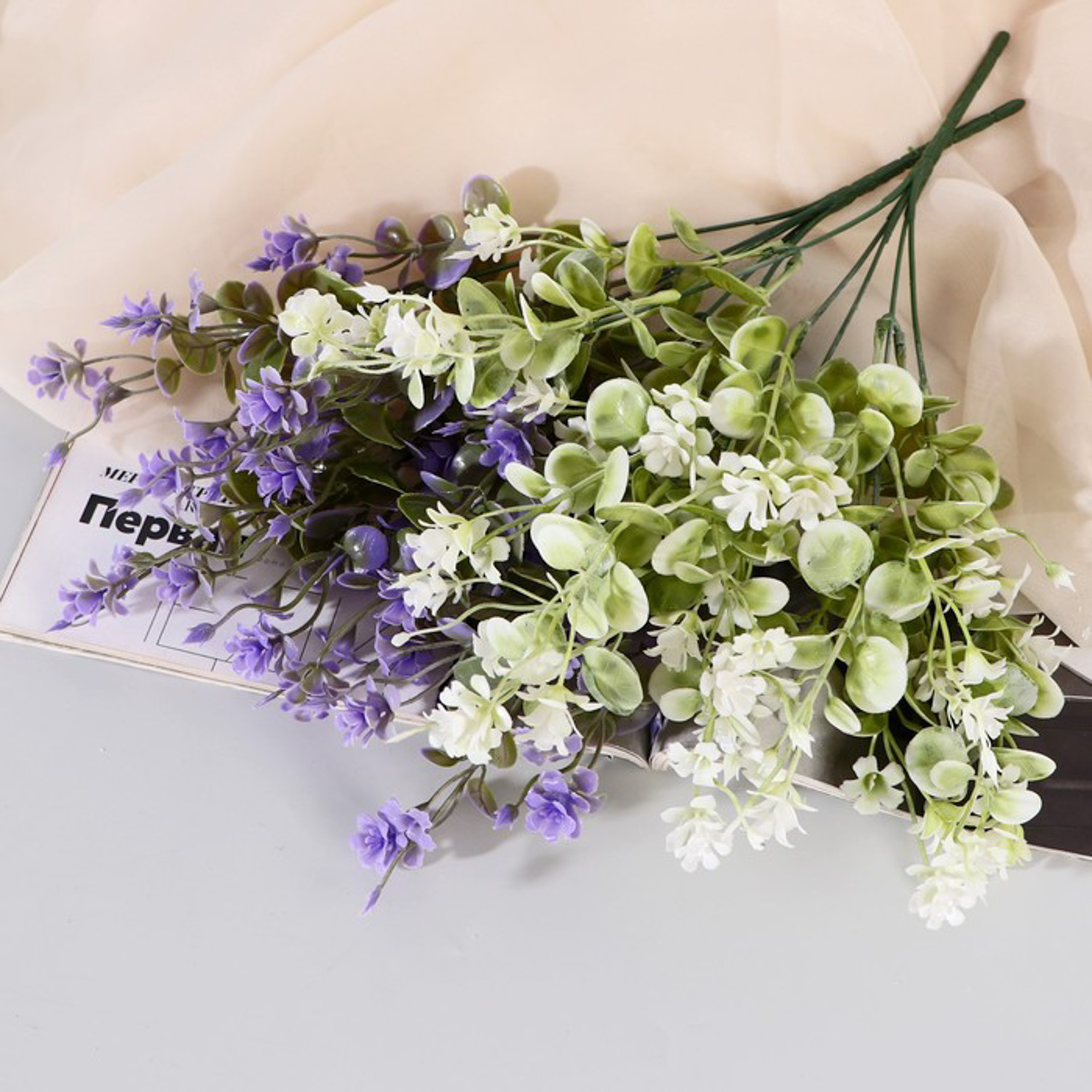 Букет "Фиалка галант" 30 см, микс   9913274