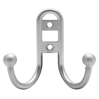 Крючок мебельный ХРОМ матовый "ZY-208В" 302237 ТРОДОС хедер *10/50