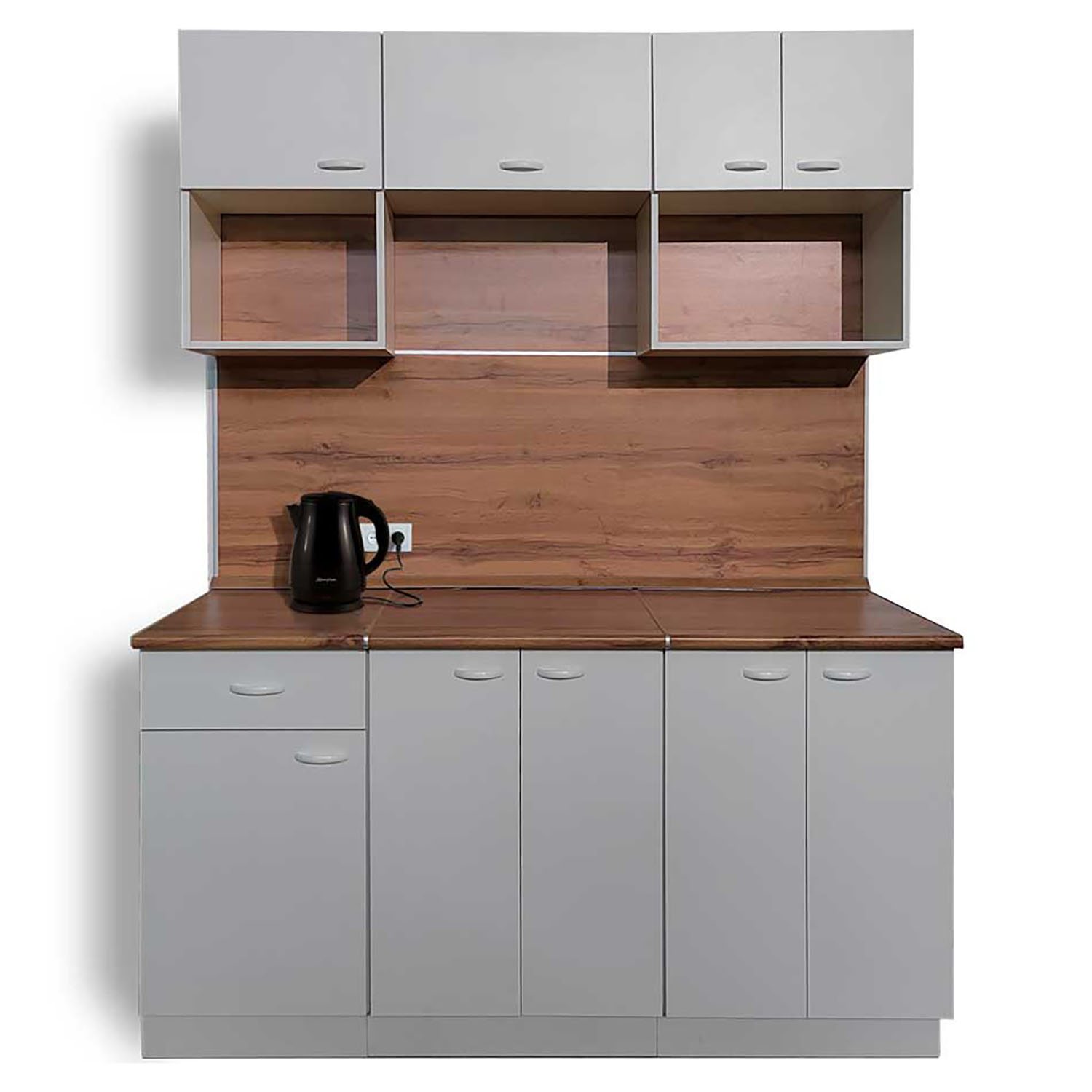 Шкаф навесной угловой 600х600 мм BROZEX-WOOD Liberty, с двумя дверцами, белый