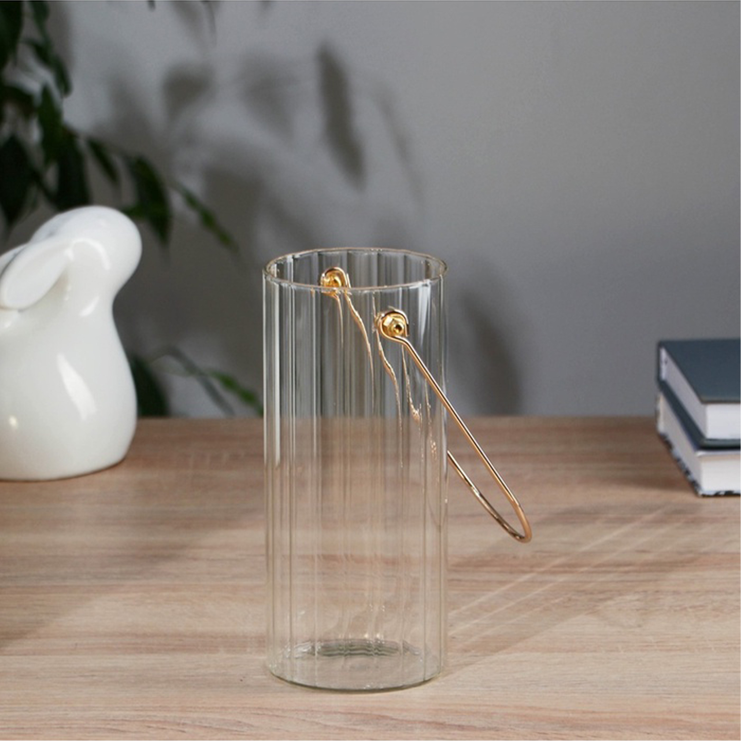 Ваза «Сумочка», 800 мл, h=18 см, стекло, прозрачная