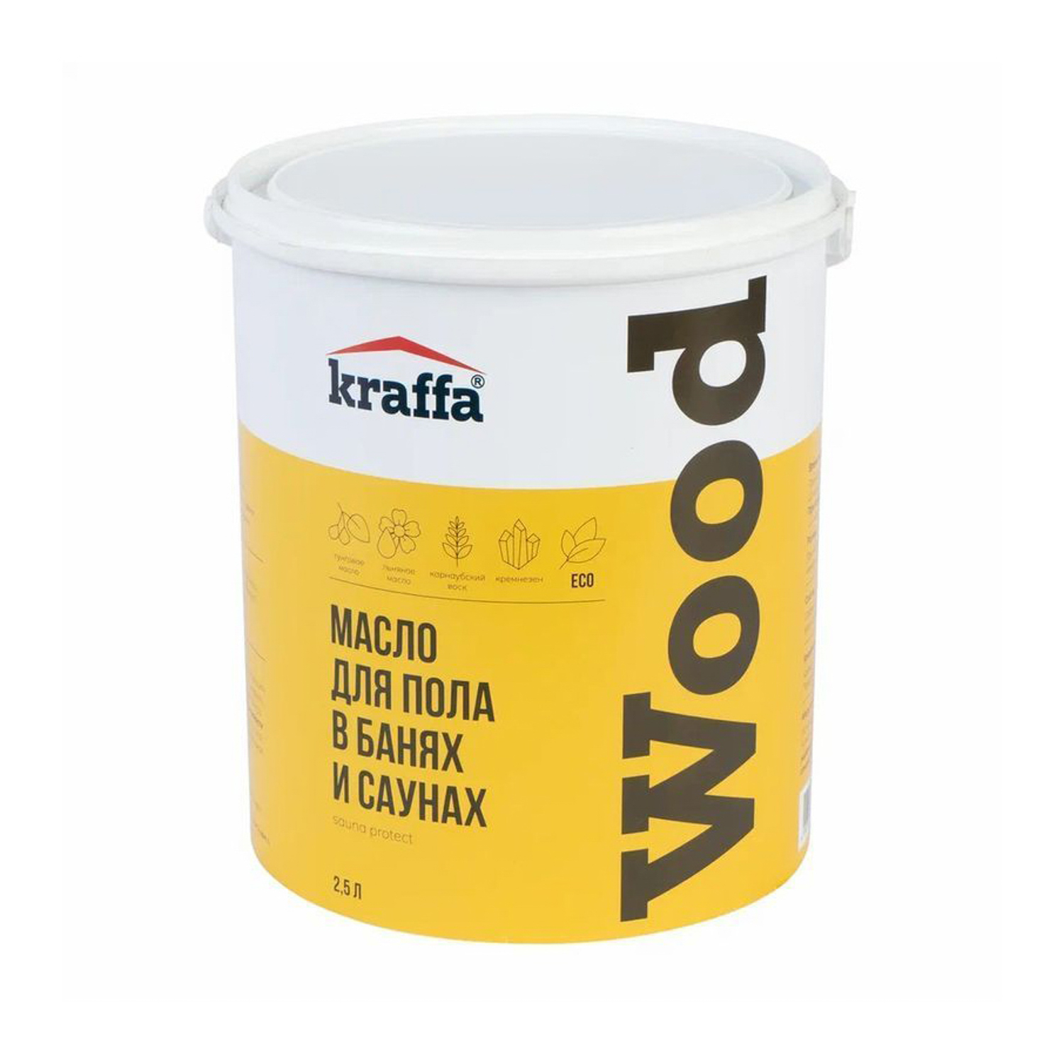 Масло для пола в банях и саунах Краффа 0,9 л 1/6 Масло для пола в банях и саунах Краффа 0,9 л 1/6