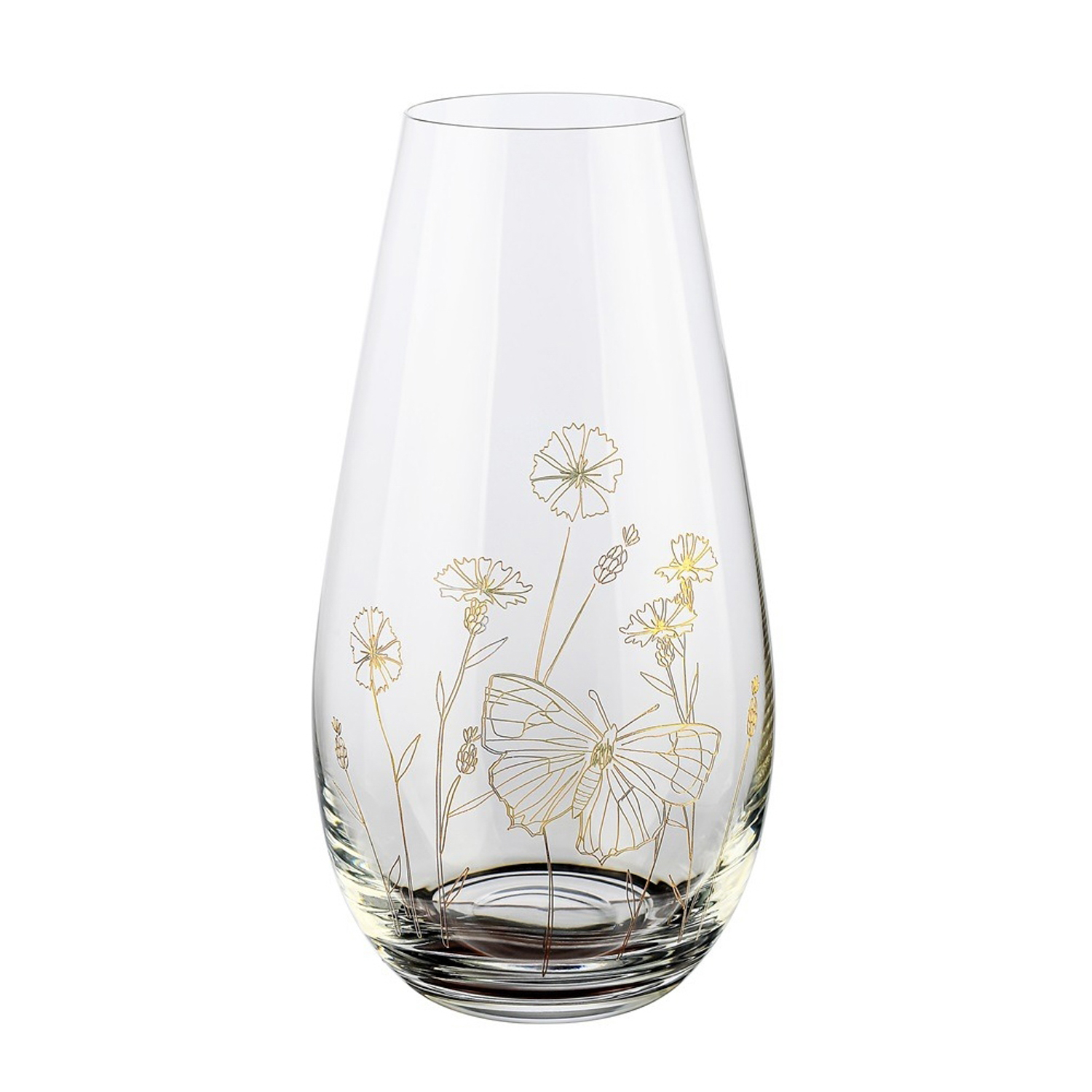 яяяВаза д/цветов стеклянная "BOHEMIA" выс.245мм 82237/245/Q9457 (Чехия) *1/6