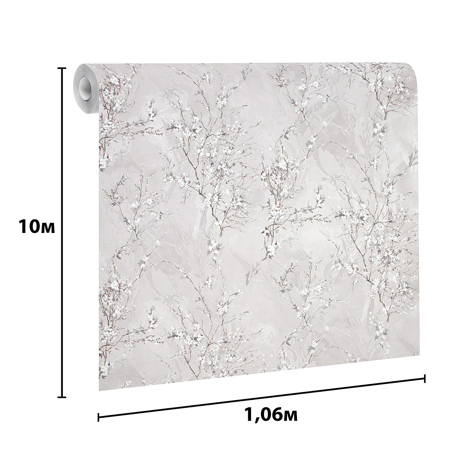 Обои  флиз Victoria Stenova Isabel  (св.-сер.) 287501 1.06*10м *6