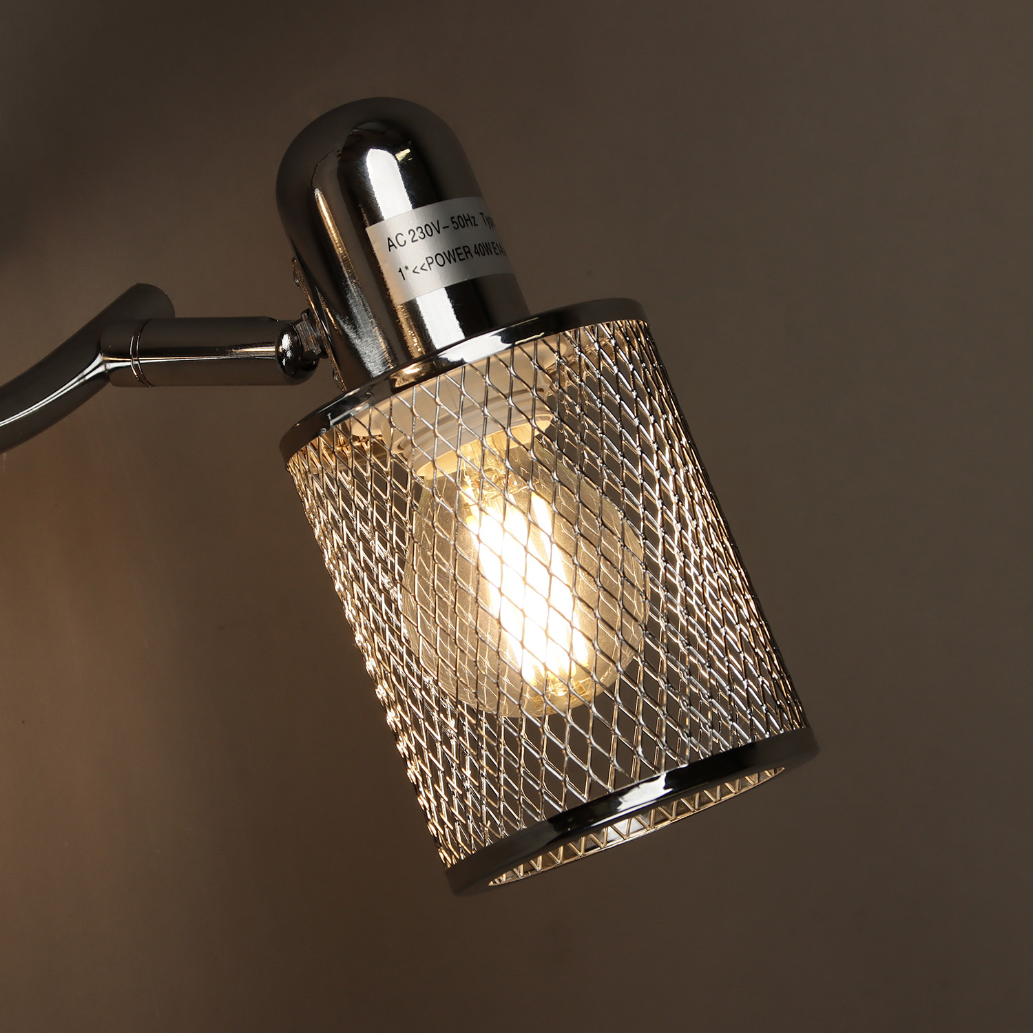 Светильник настенный(спот) 01405-0.8-02 CR Е14  S=12м2  *1/10