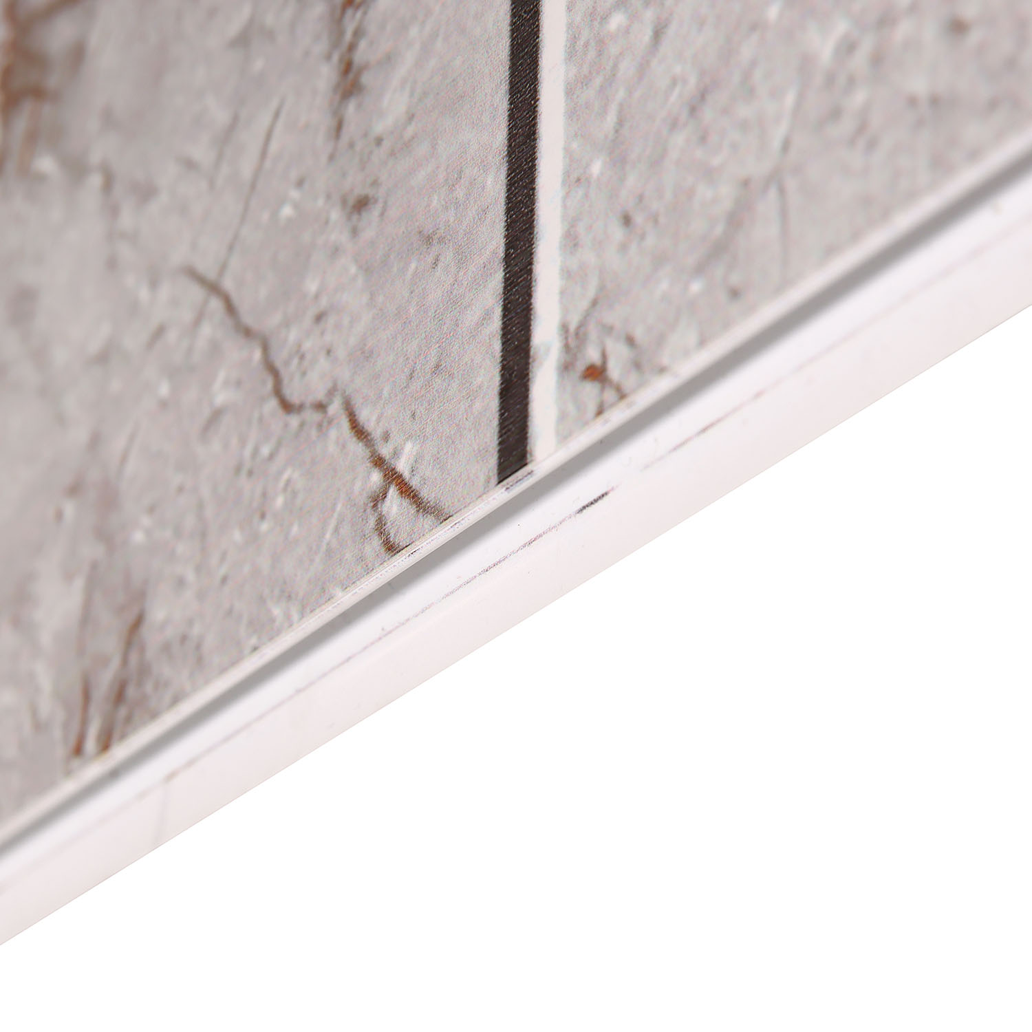 Панель ПВХ 2700х250 мм КронаПласт UNIQUE, марвин серый, 0.675 м²