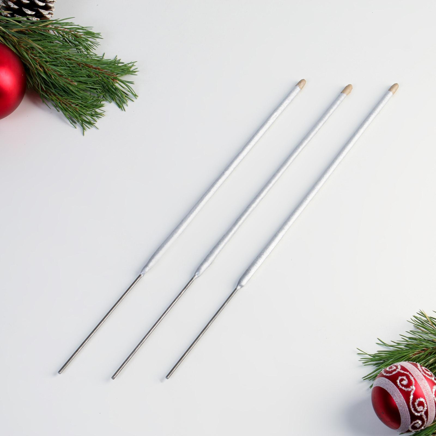 Бенгальские огни "Новогодние", 30см (3шт) 2910528