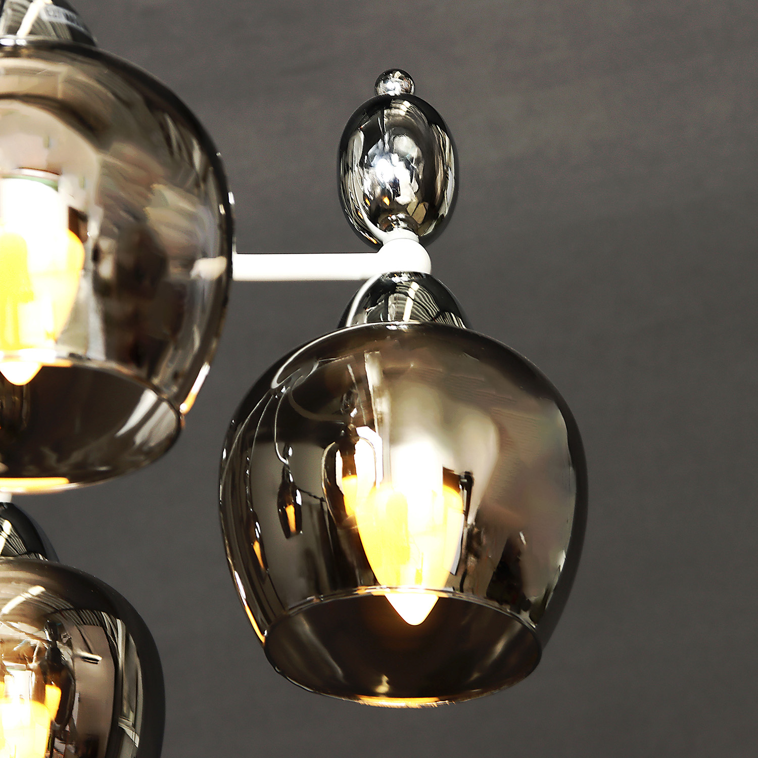 Люстра IL8258-5COU-79 WH CR Е27 60Вт   S=30м2  *1