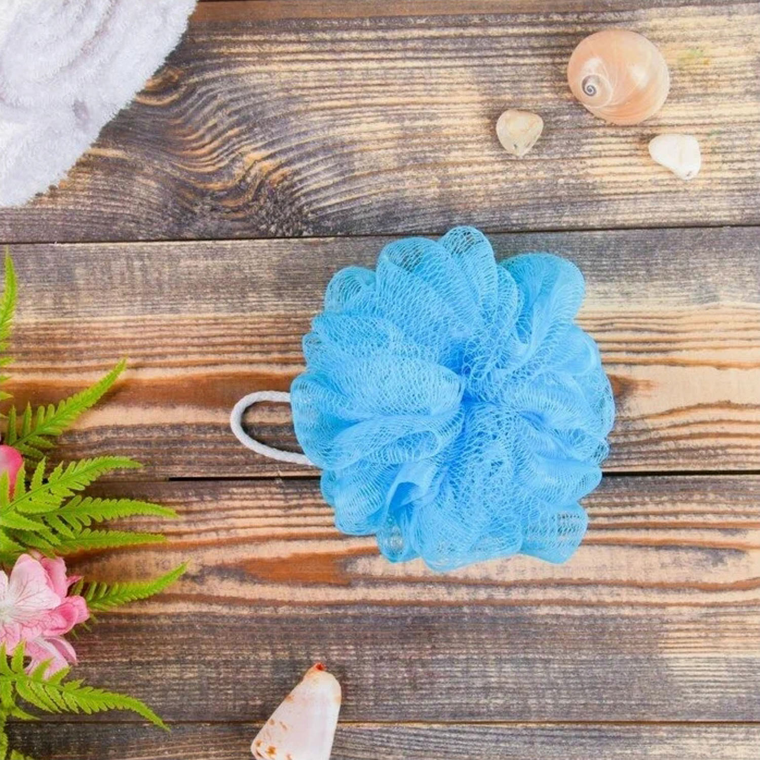 яяяМочалка банная "Бантик" миди, микс 3653713