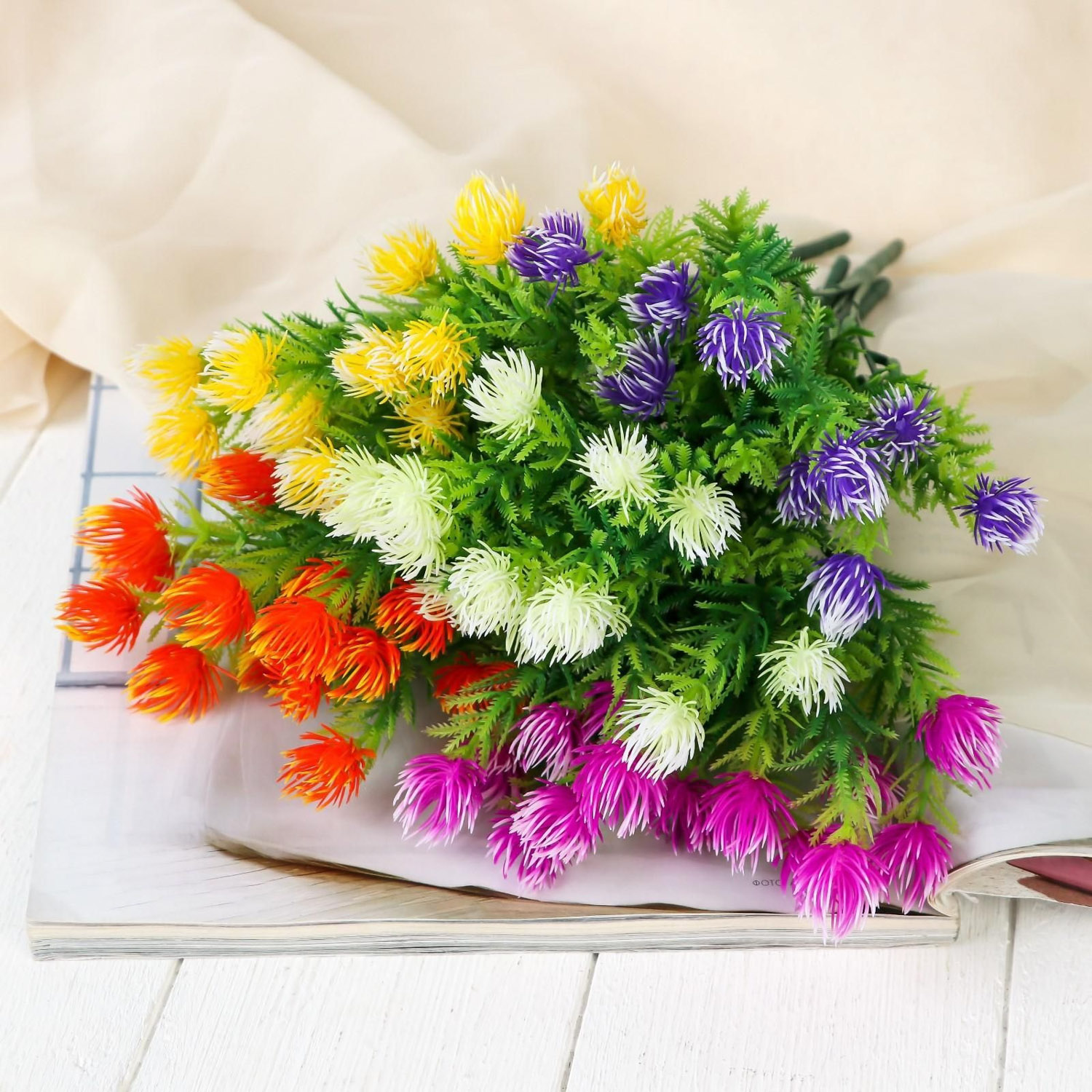 Букет "Еловые пушистики" 28 см, микс  5378797