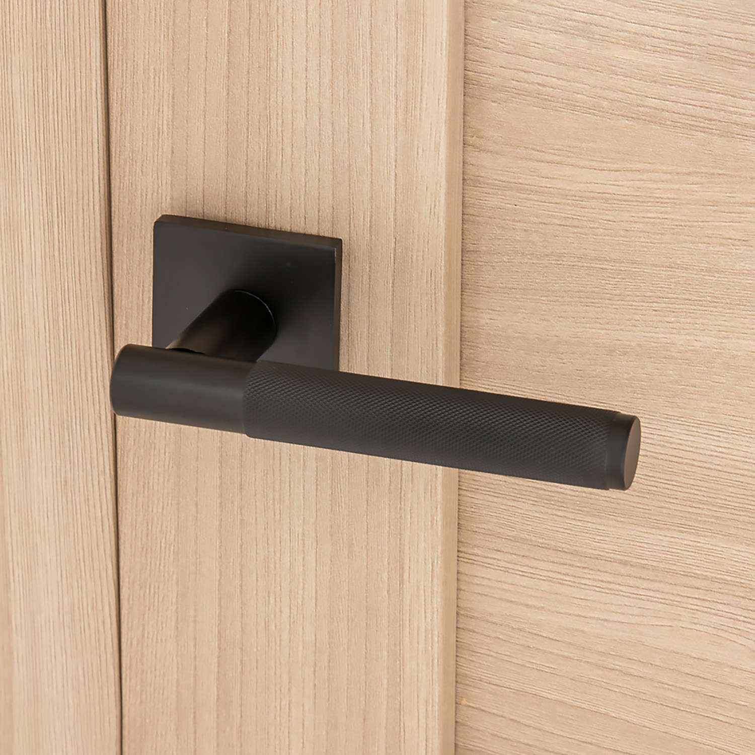 Ручка раздельная ЧЕРНЫЙ матовый H-30148-A-BLM Slim Code Deco *1/18