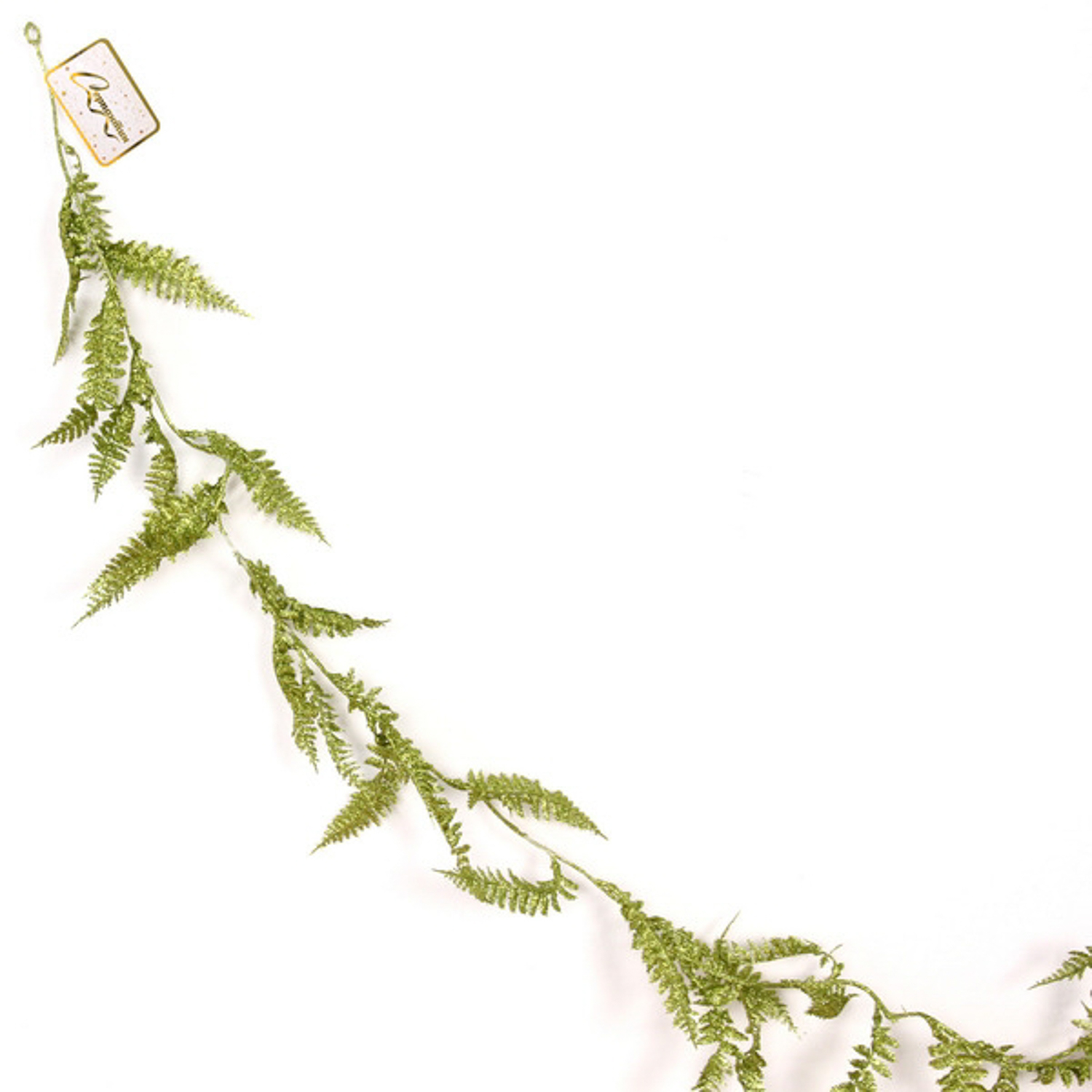 Украшение новогоднее Серпантин «Сияющий папоротник», 180 см, салатовый Украшение новогоднее Серпантин «Сияющий папоротник», 180 см, салатовый