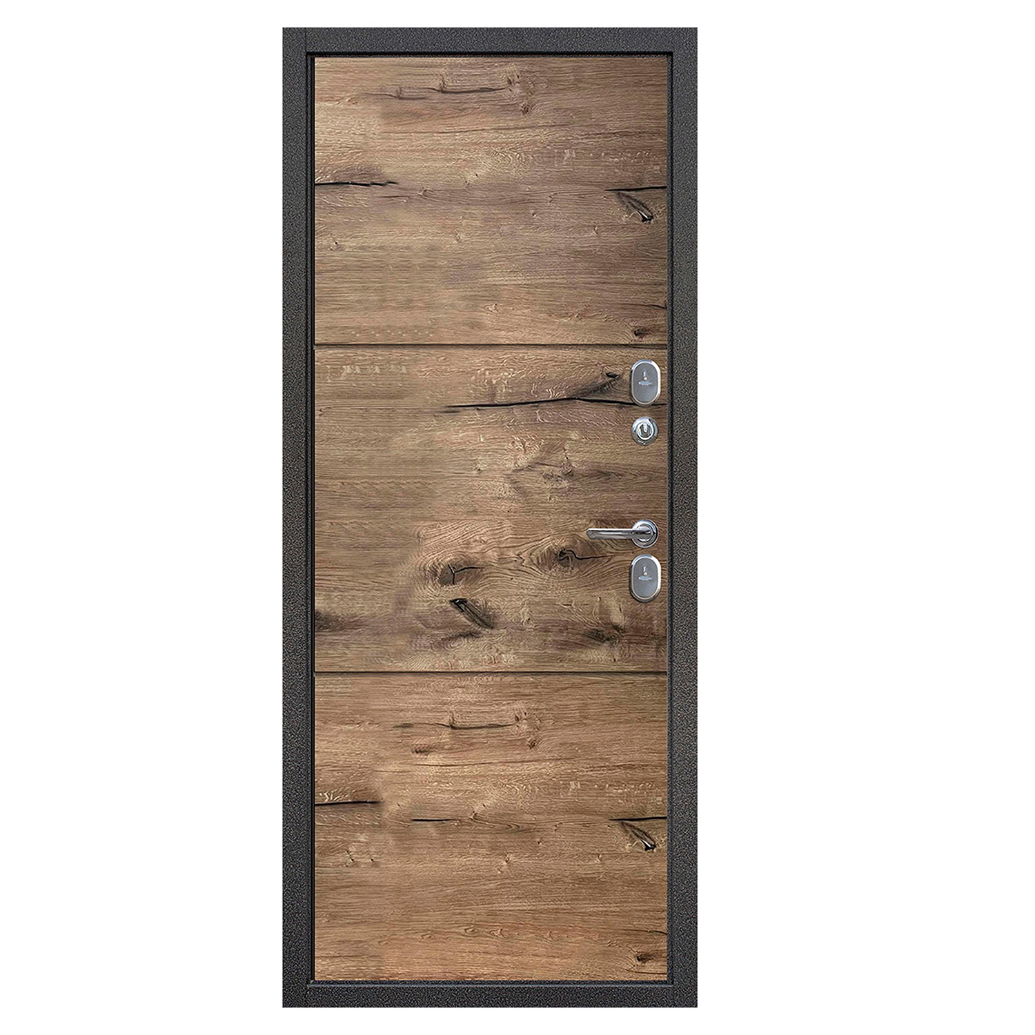 Дверь металлическая 11 см ISOTERMA Серебро Канадский Дуб 960х2050 ПРАВАЯ ТЕРМОРАЗРЫВ *1