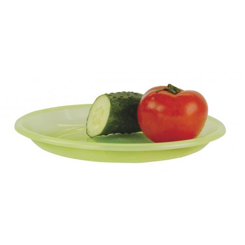 Тарелка пластм. мелкая д.185мм М591 (ЗПИ "Альтернатива") *1/30