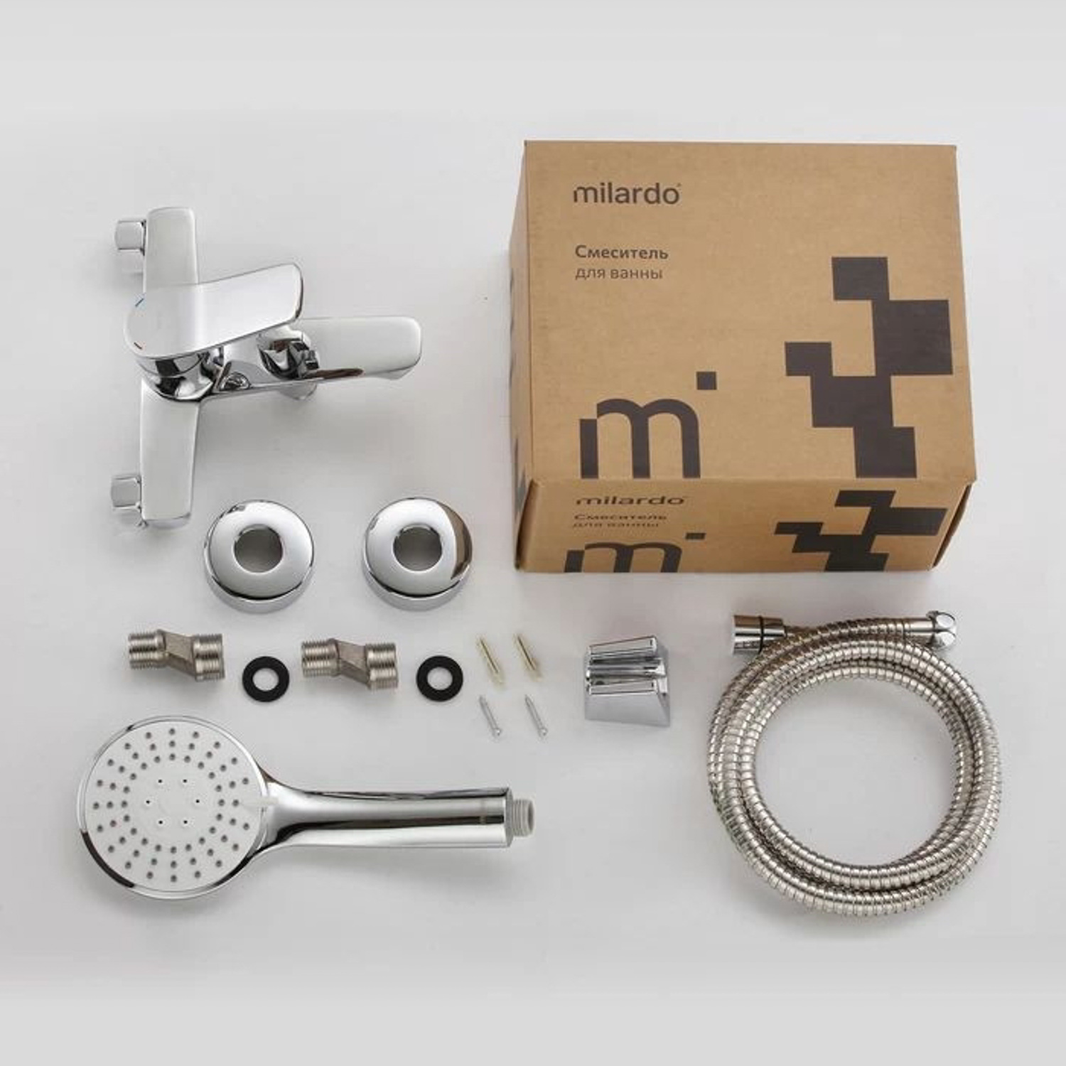 Смеситель для ванны Milardo Enjoy, хром глянцевый ENJSB00M02 *1