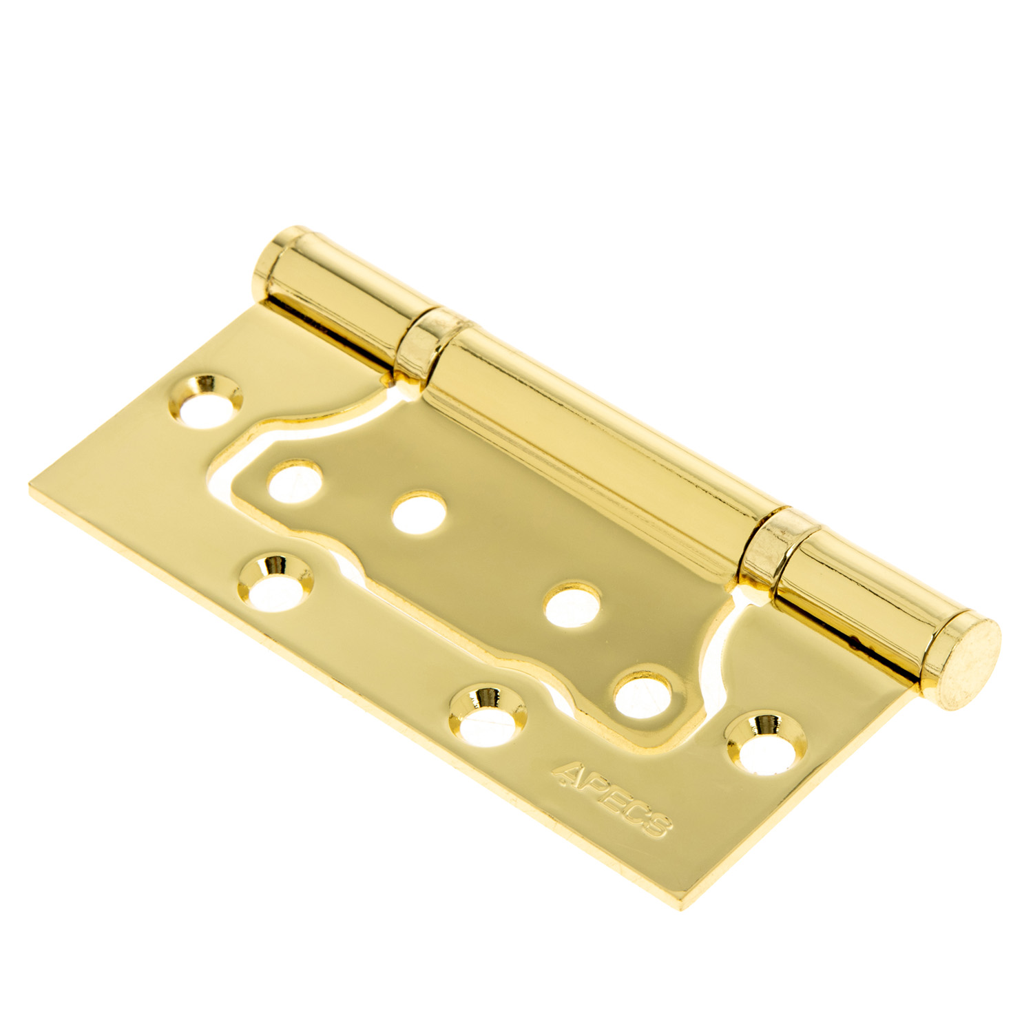 Петля без врезки 100*75*2,5мм ЗОЛОТО G (комплект 2шт.) АПЕКС *1/5/50