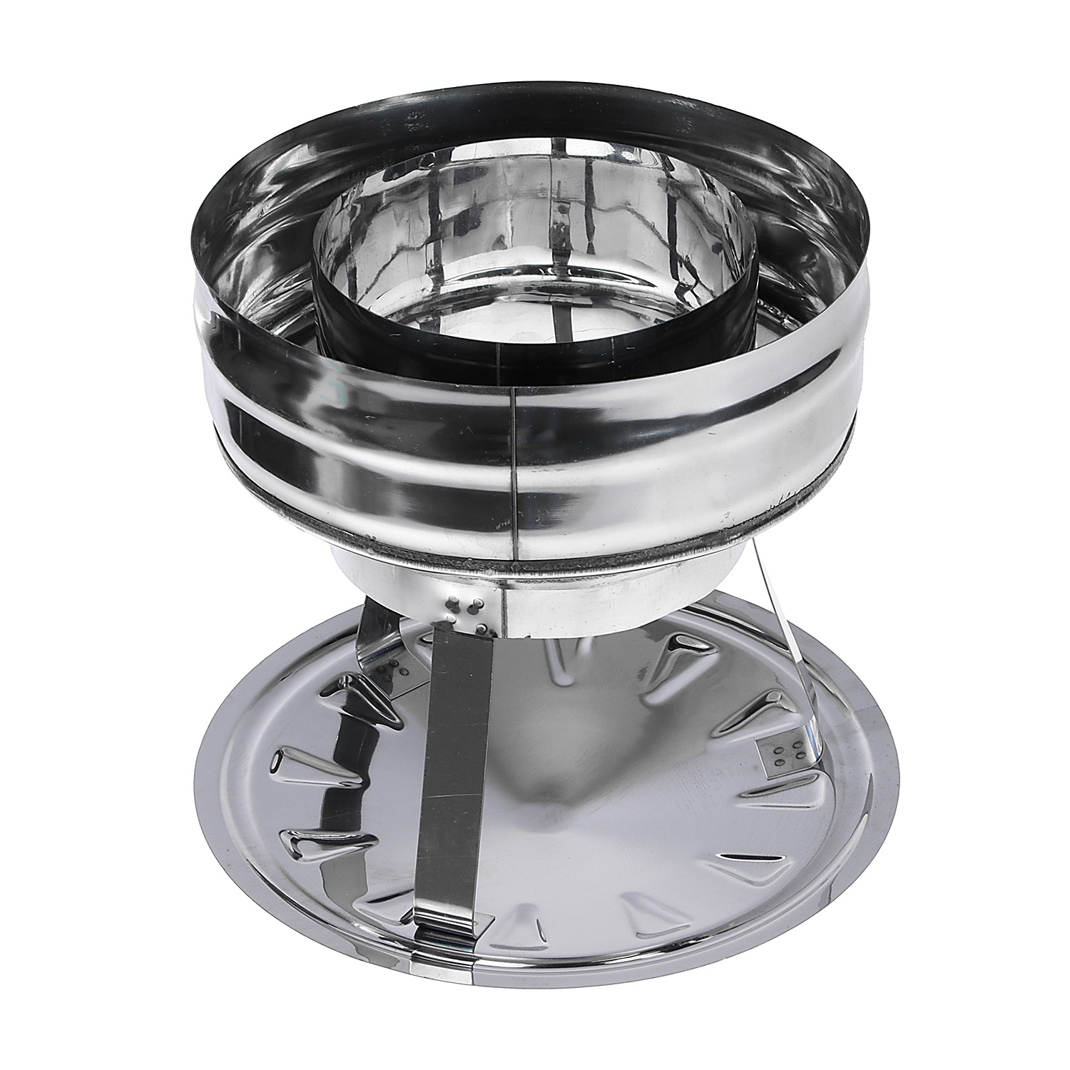 Оголовок 150х220 нерж./нерж., 0,5мм 0,5мм AISI 430 тип-2 *1