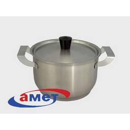 Кастрюля нерж. 3,0л "Дачная" д.20см Металл.кр. 1с815 (Аша) *1/6