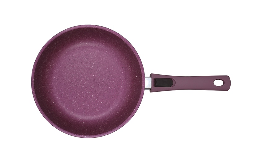 Сковорода алюм. а/приг.литая "Kukmara" "Trendy style" Mystery d24см съемн.ручка 241tsm *1/4