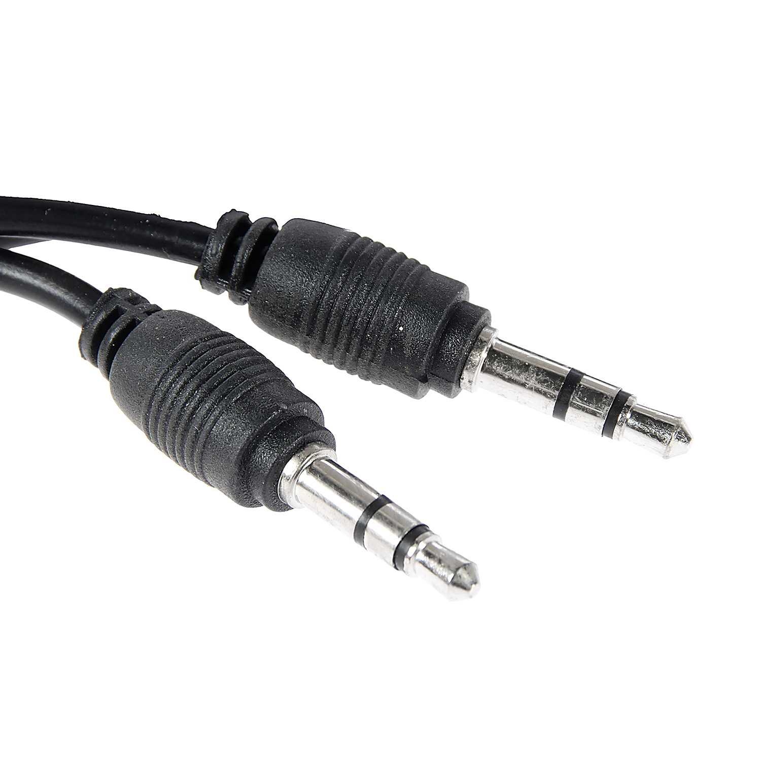 Кабель аудио AUX LuazON, Jack 3.5 мм (m)-Jack 3.5 мм (m), 1.5 м, чёрный   2534139