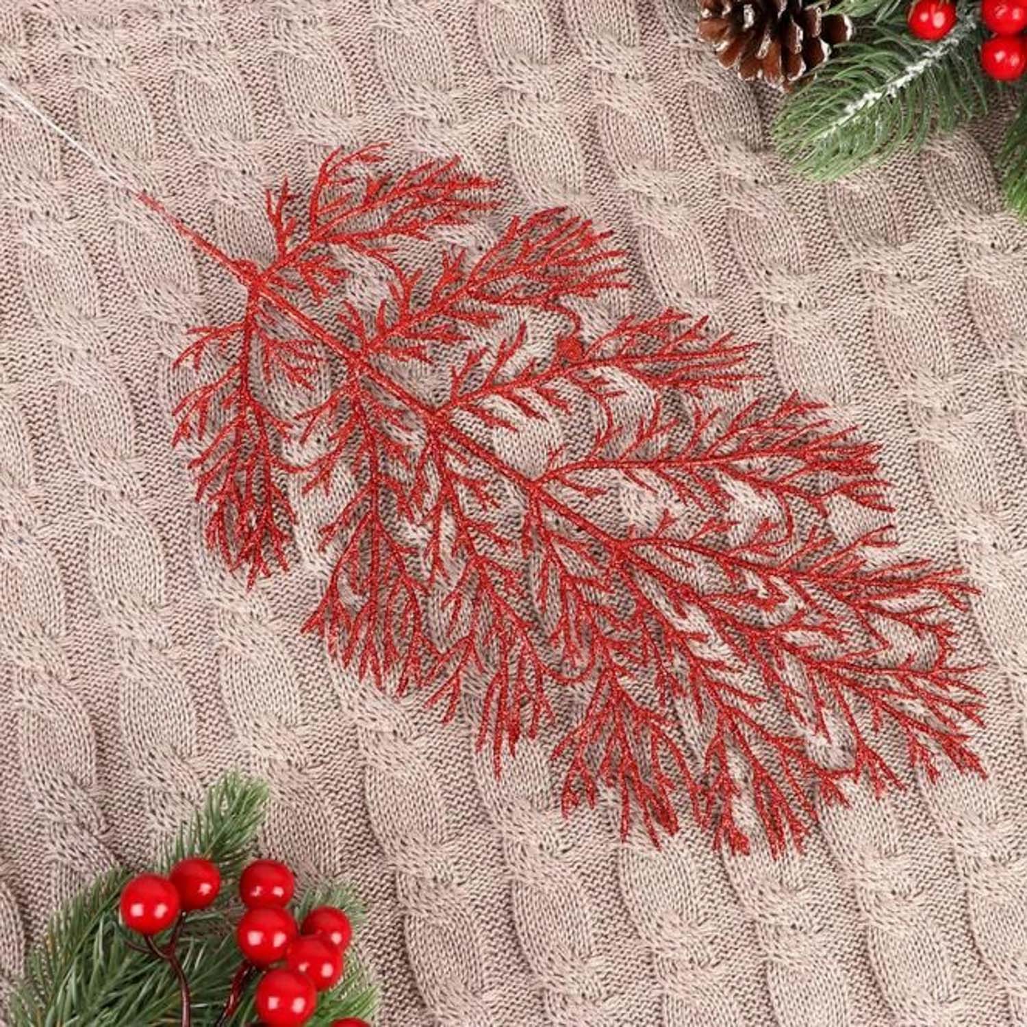 декор блеск листья монстера 30 см МИКС 558265