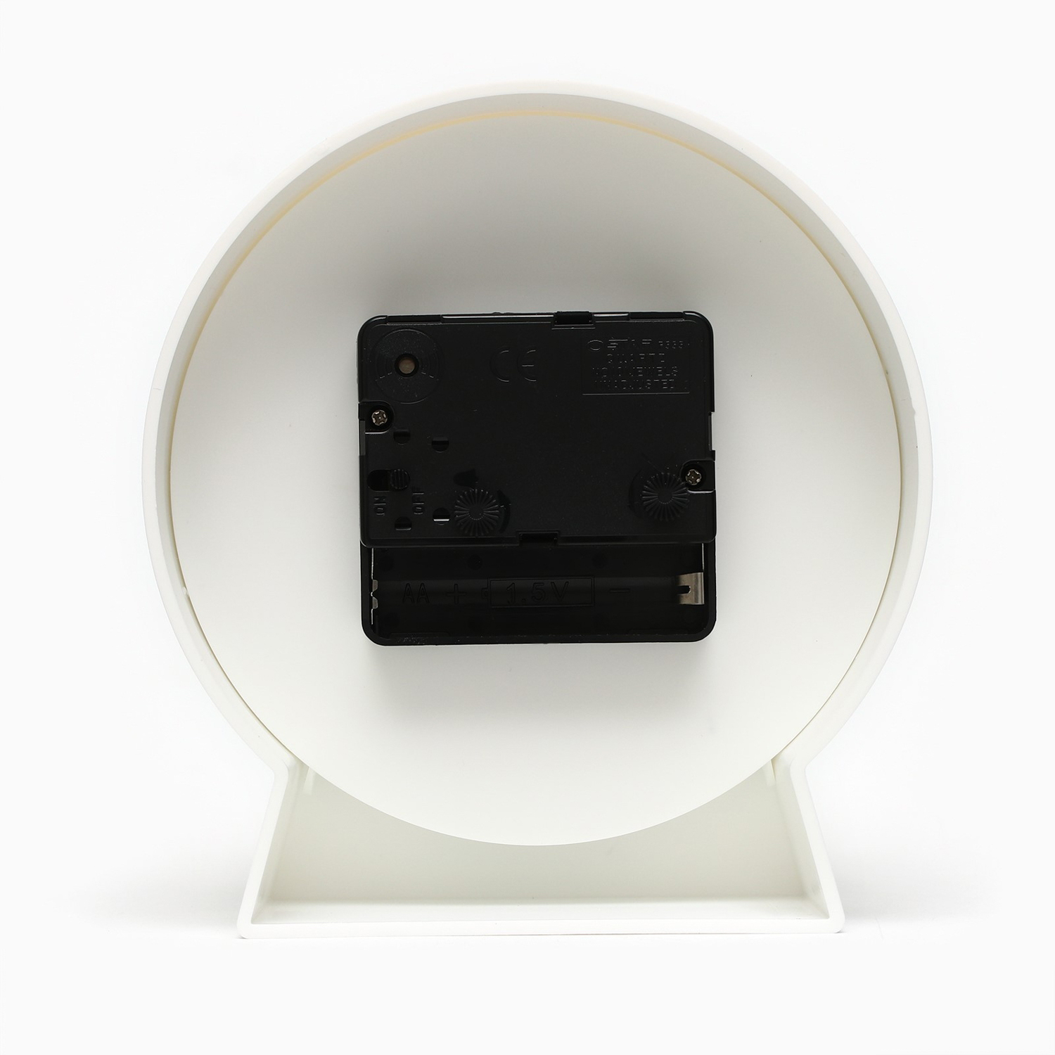 Будильник, 12 х 5 см, белый 9905021