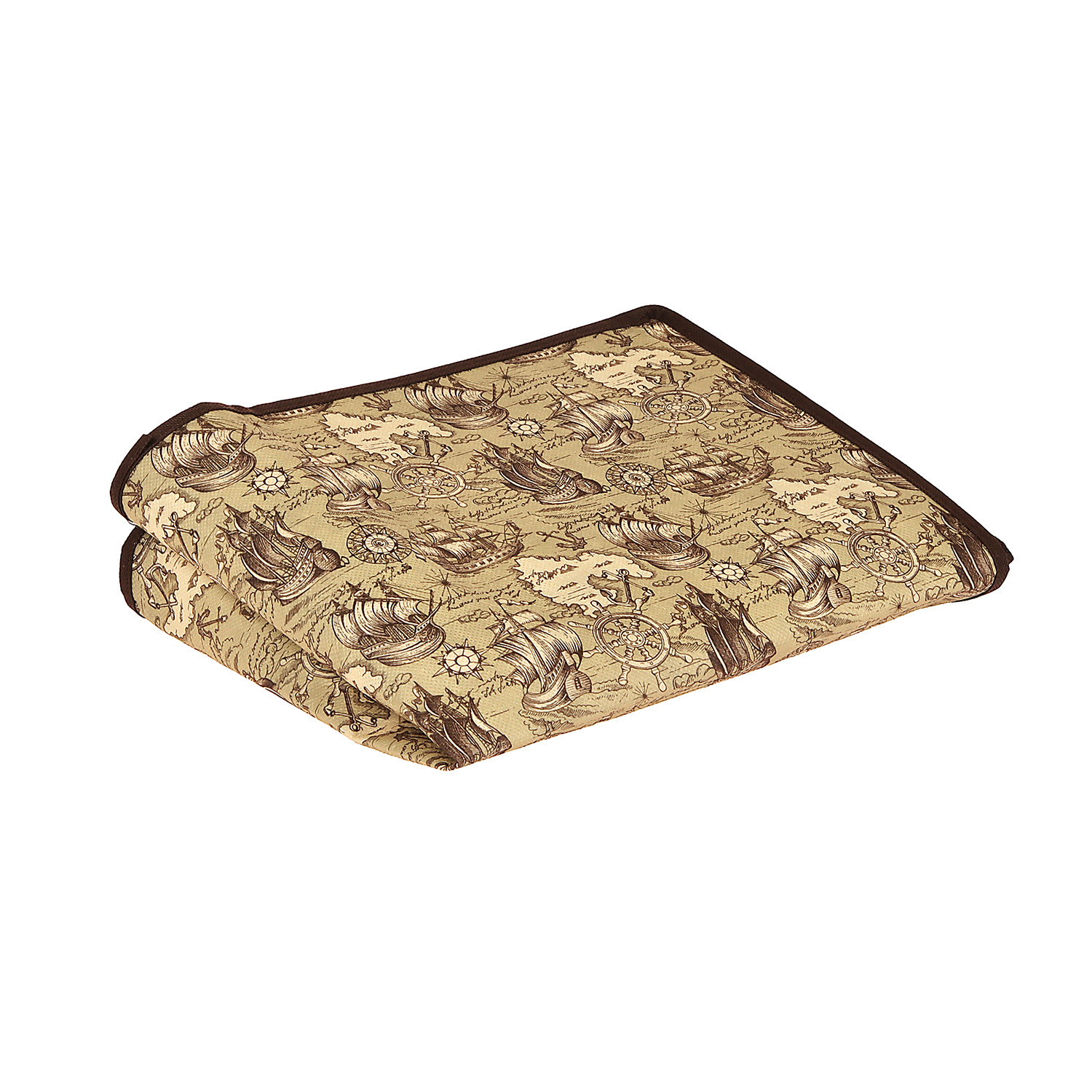 Короб для хранения нетканый материал "Морск.история" 600x500x350мм на "молнии",с Пр.Д70302.07 *1/40