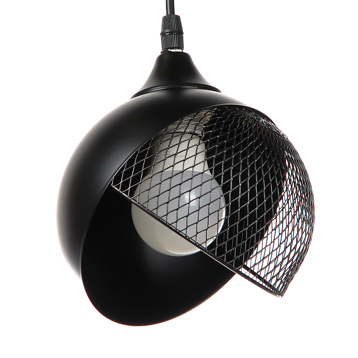 Люстра N6483/3H BK 3*40W E27 220V (d-360; h-800)  VERNER LIGHTING *1 Люстра N6483/3H BK 3*40W E27 220V (d-360; h-800)  VERNER LIGHTING *1