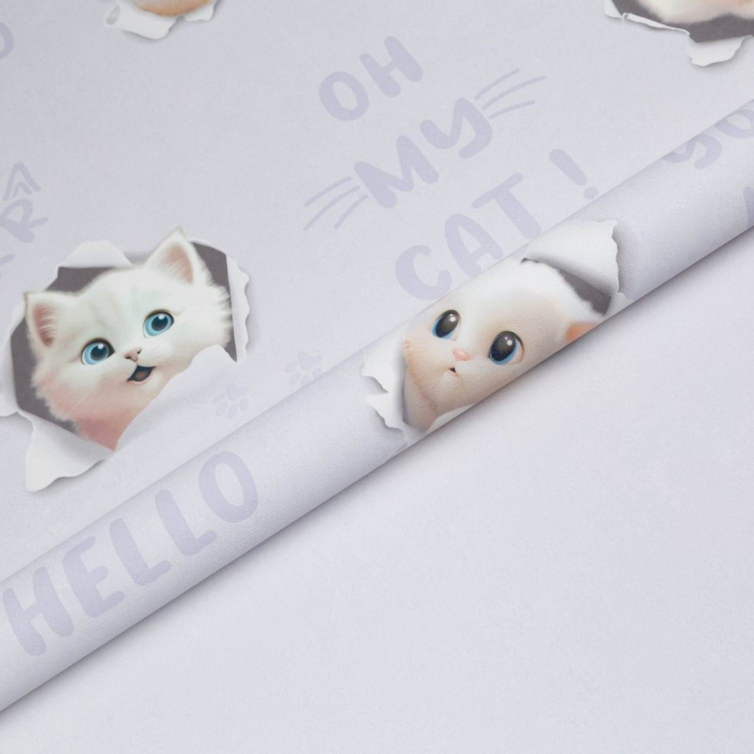 Обои флиз "HomeColor" 3D Cats фон HC72286-56 1,06*10м *1/8