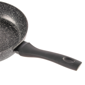 Сковорода алюм.а/приг. Scovo "Hi-Blackl" d26см "Сотейник" Стекл.кр. HB-021 (з-д "Сково") *1/4