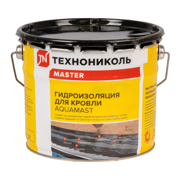 Мастика битумно-резиновая 3 кг ТехноНиколь АquaMast, кровельная Мастика битумно-резиновая 3 кг ТехноНиколь АquaMast, кровельная