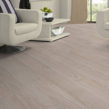 Ламинат Kronostar Galaxy Дуб вейвлесс белый, 2.131 м², 32 класс, 1380х193х8 мм