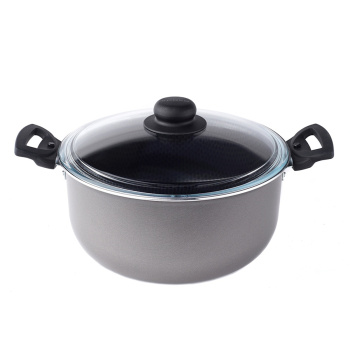 Кастрюля алюм.а/приг. Scovo "Diskovery" 4,5л d24см Cъем.руч., Cтекл.кр. СД-008 *1/4