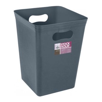 Контейнер д/мусора пластм. без крышки 15л "Stockholm" Вулкан.базальт PT658111026 ("Plast Team") *1/8 Контейнер д/мусора пластм. без крышки 15л "Stockholm" Вулкан.базальт PT658111026 ("Plast Team") *1/8