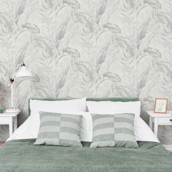 Обои флиз "Home Color" PROTECT-PLUS-VESNA (св.-сер.) HC72437-14 1,06*10м *1/8